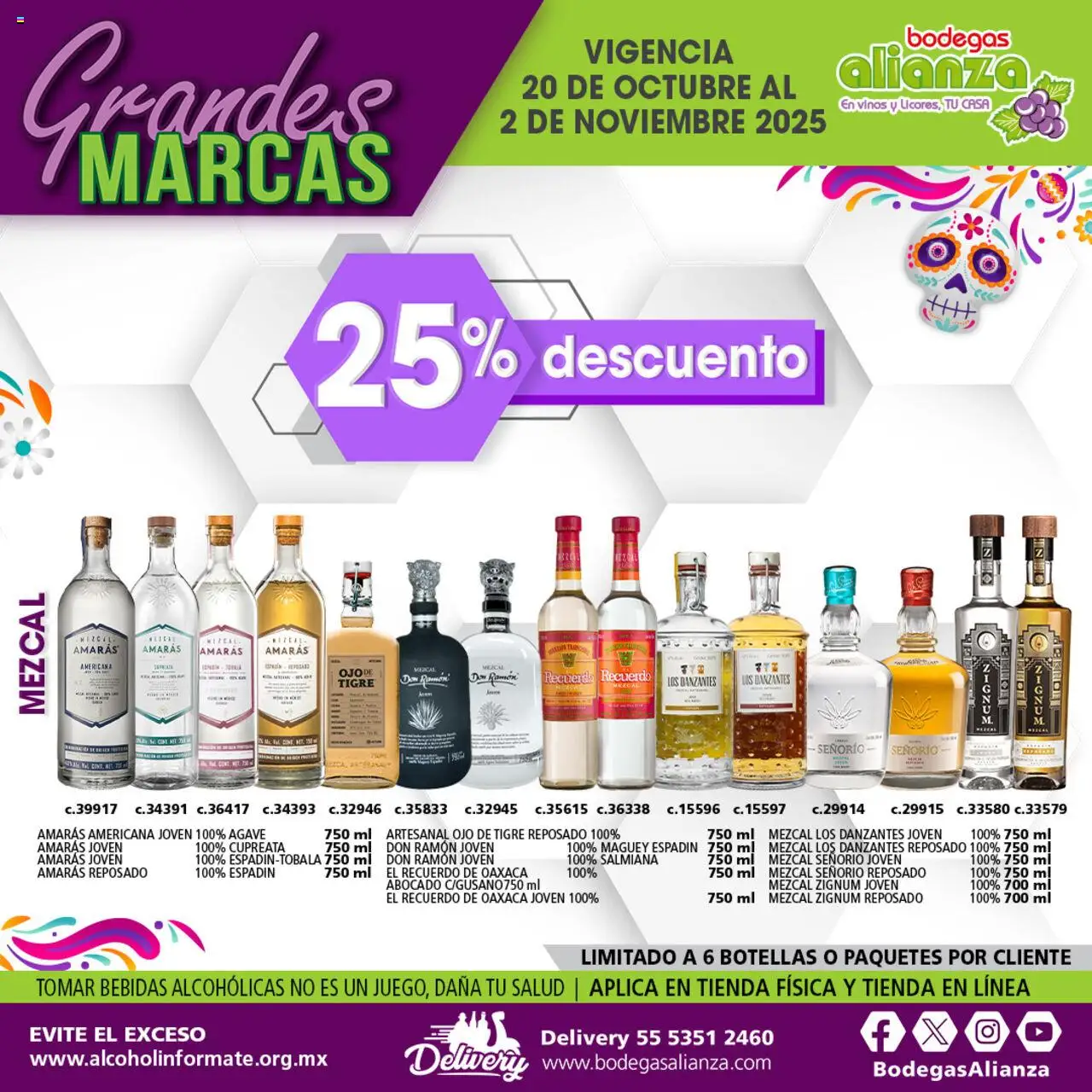 Nuevas ofertas de Bodegas Alianza válidas en toda la República Mexicana desde el 20.10.2025. ¡Encuentra las mejores ofertas en Bodegas Alianza catálogo Las ofertas de la semana! | Página: 11