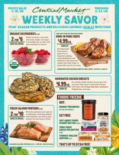 Preview of Central Market weekly ads valid from 18.03.2026