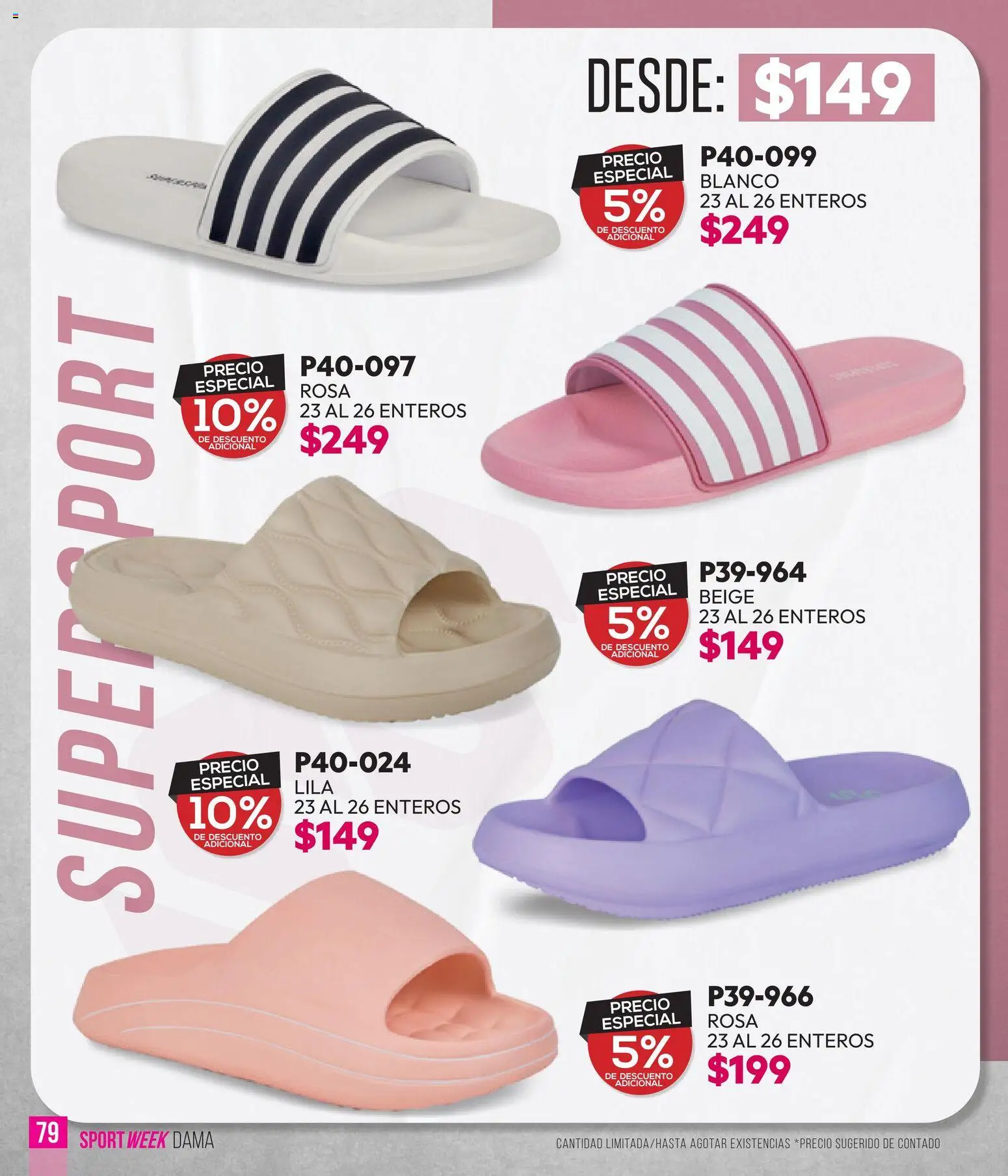 Nuevas ofertas de Cklass válidas en toda la República Mexicana desde el 28.04.2026. ¡Encuentra las mejores ofertas en Cklass catálogo Sportweek! | Página: 80