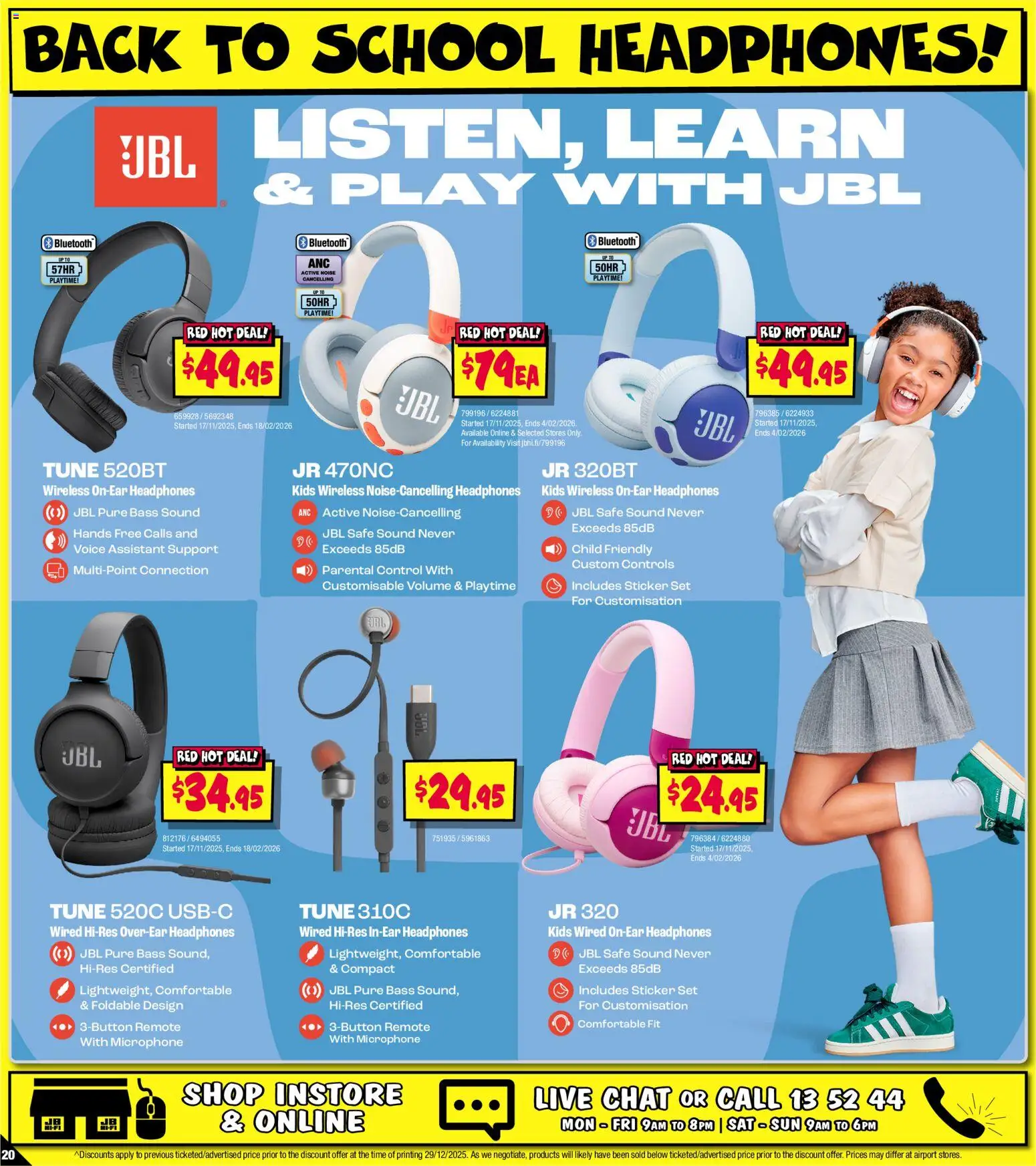 JB Hi-Fi catalogue - valid from 08.01.2026 | Page: 20 | Products: Rice, Headphones, Microphone, Safe