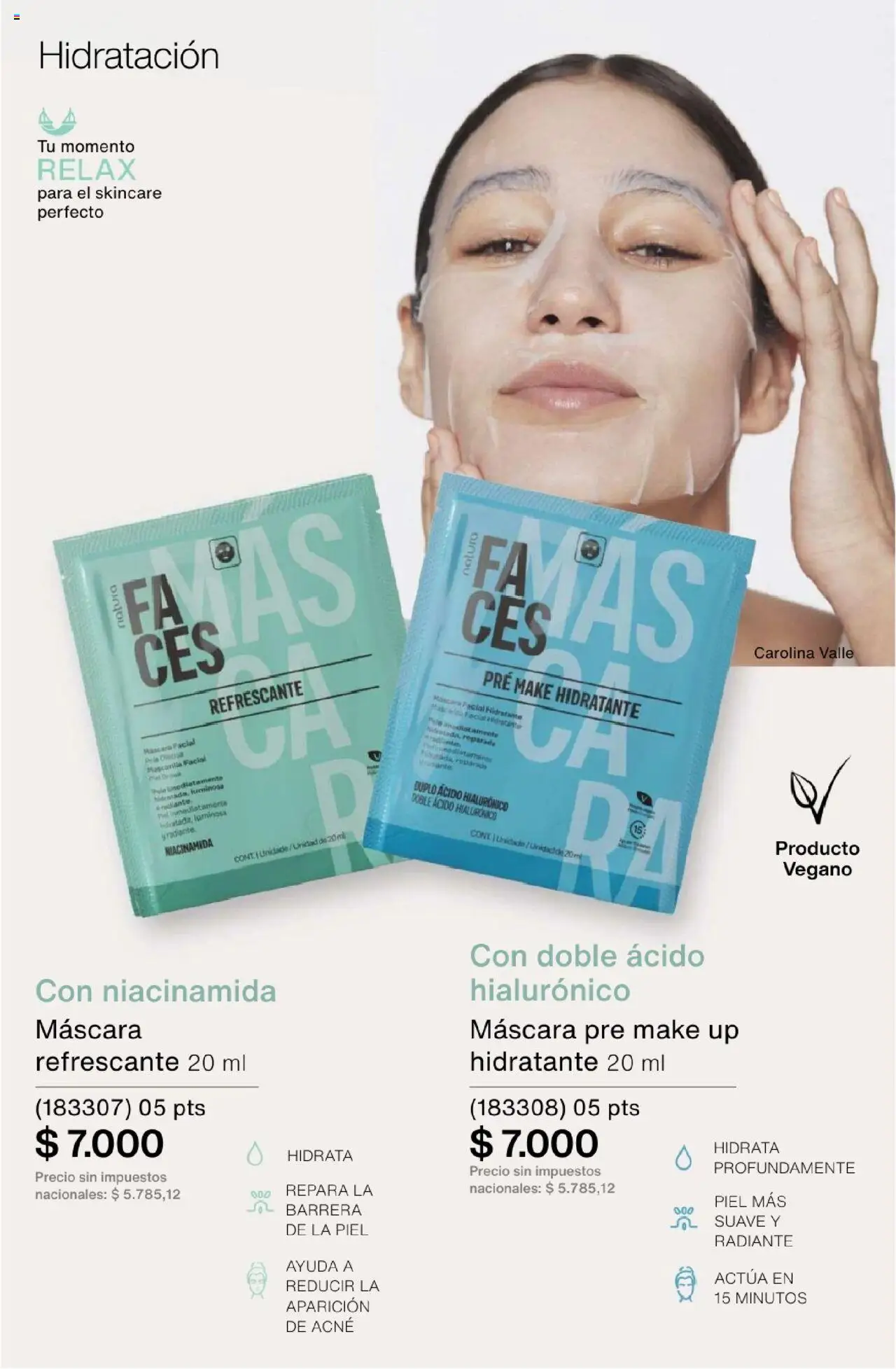 Natura - Catálogo Ciclo 15 │ válido desde el 01.10.2025 | Página: 168 | Productos: Mascarilla, Máscara, Radiante