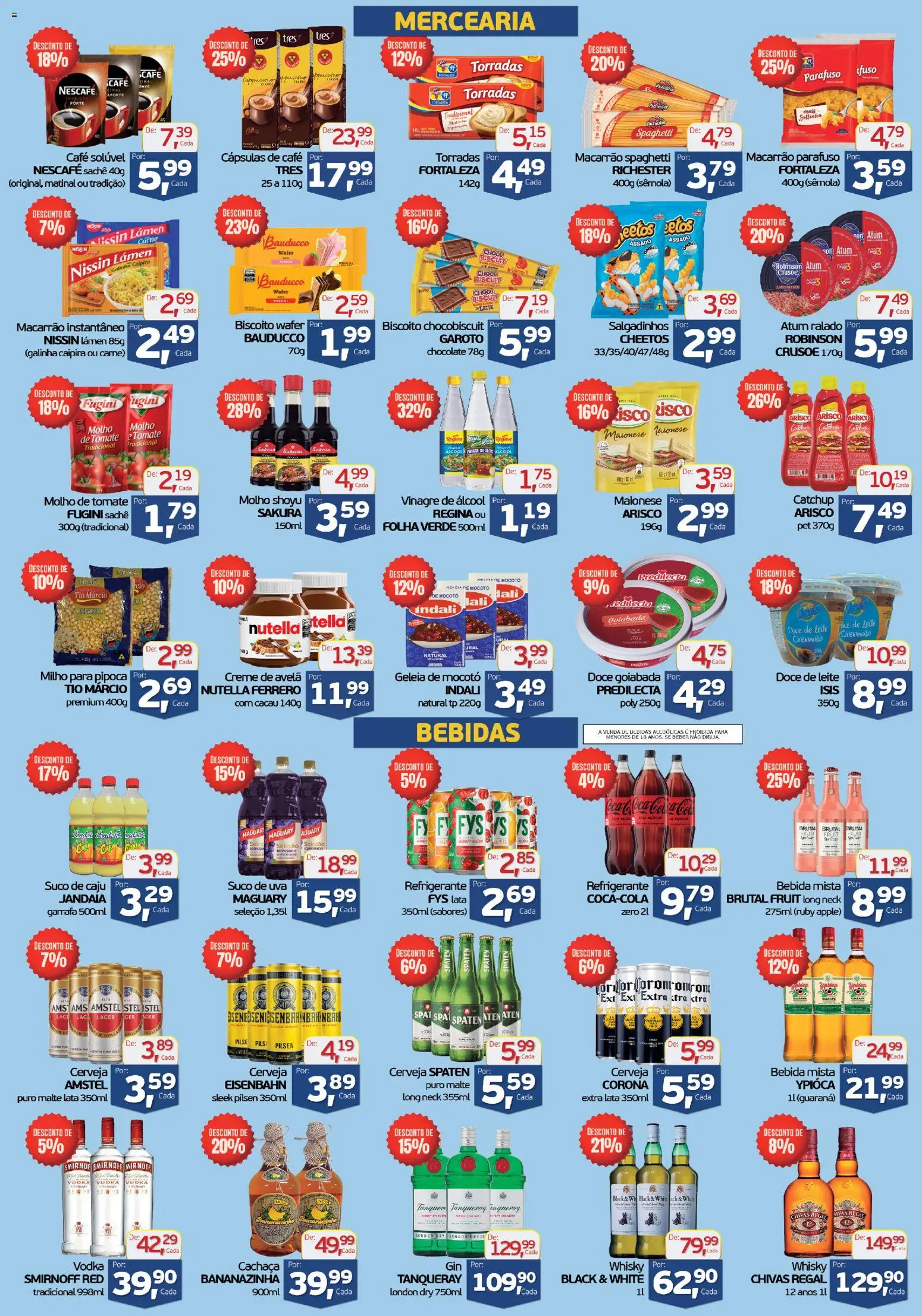 Cometa Supermercados Folheto - válido de 12.01.2026 | Página: 2 | Produtos: Molho shoyu, Vinagre, Cheetos, Refrigerante