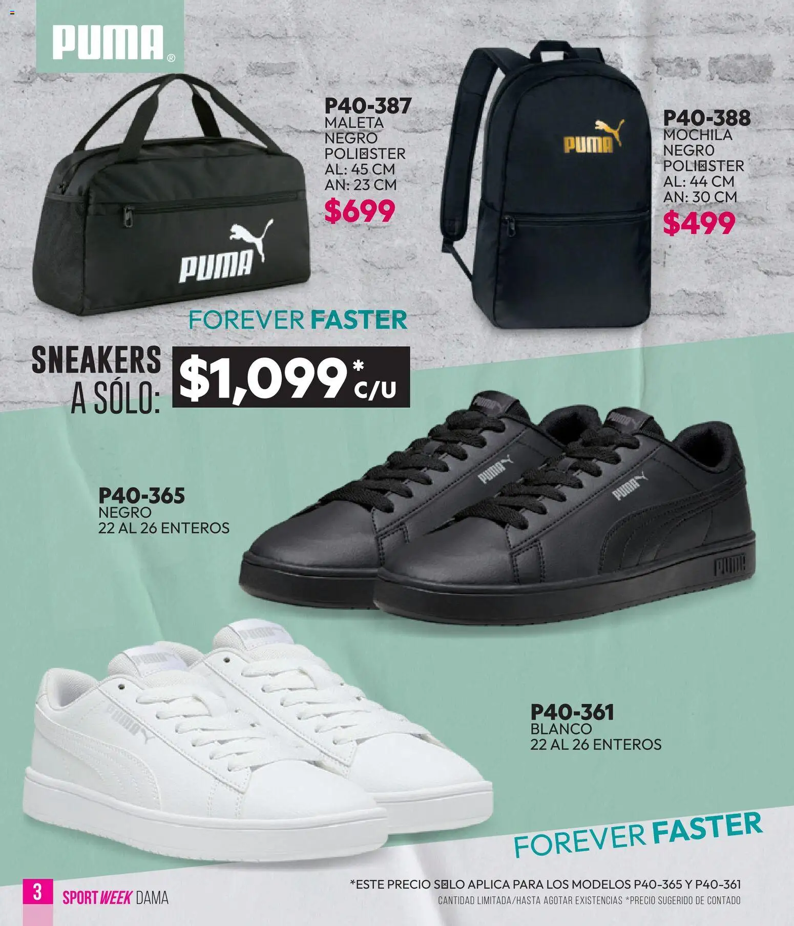 Nuevas ofertas de Cklass válidas en toda la República Mexicana desde el 28.04.2026. ¡Encuentra las mejores ofertas en Cklass catálogo Sportweek! | Página: 4 | Productos: Mochila, Maleta