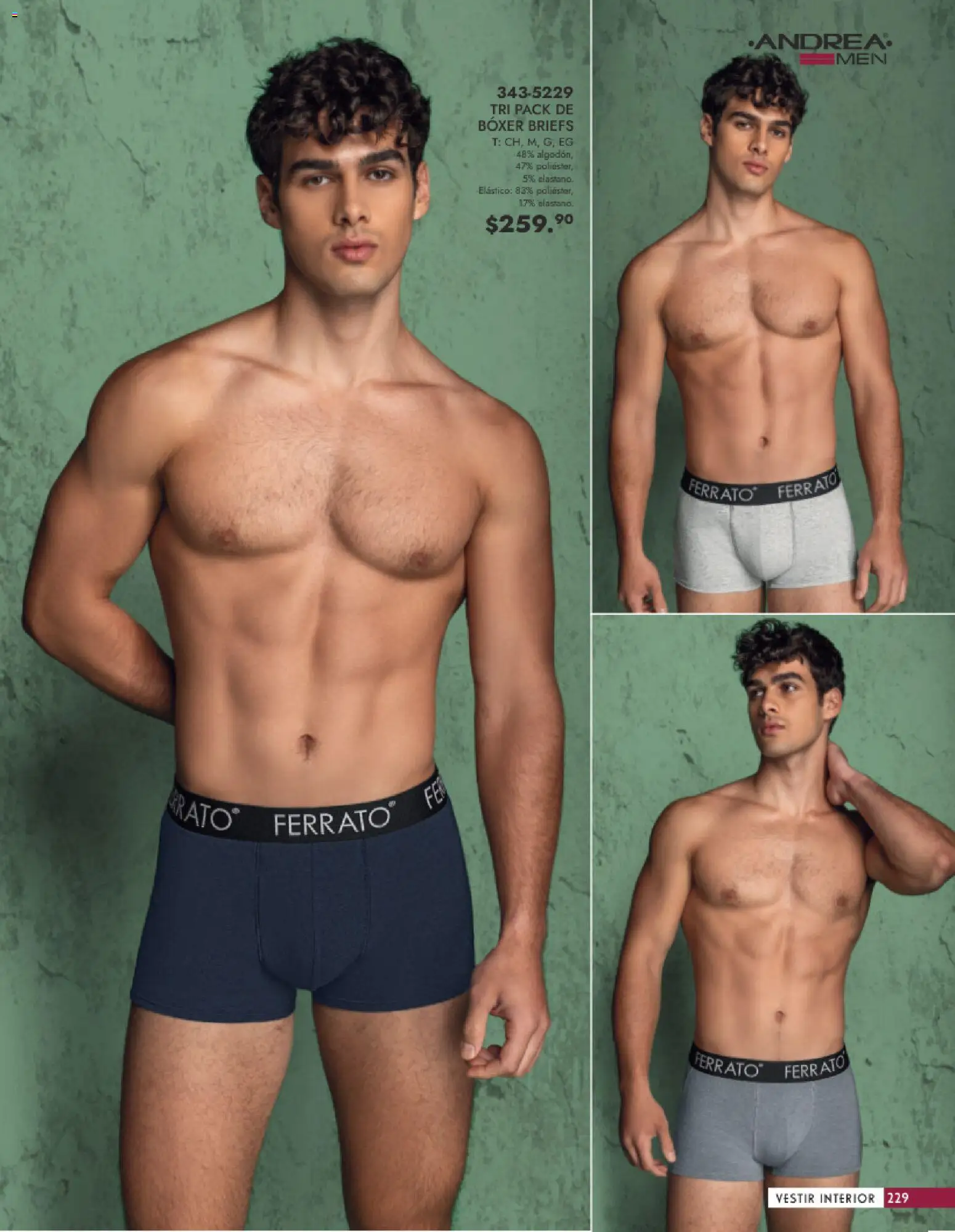 Nuevas ofertas de Andrea válidas en toda la República Mexicana desde el 25.01.2026. ¡Encuentra las mejores ofertas en Andrea catálogo Vestir Caballero ! | Página: 71