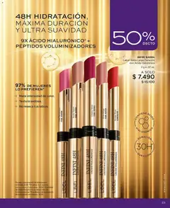 Catálogo L'Bel Campaña 1 válido desde el 01.01.2026 | Página: 23 | Productos: Mate, Labial