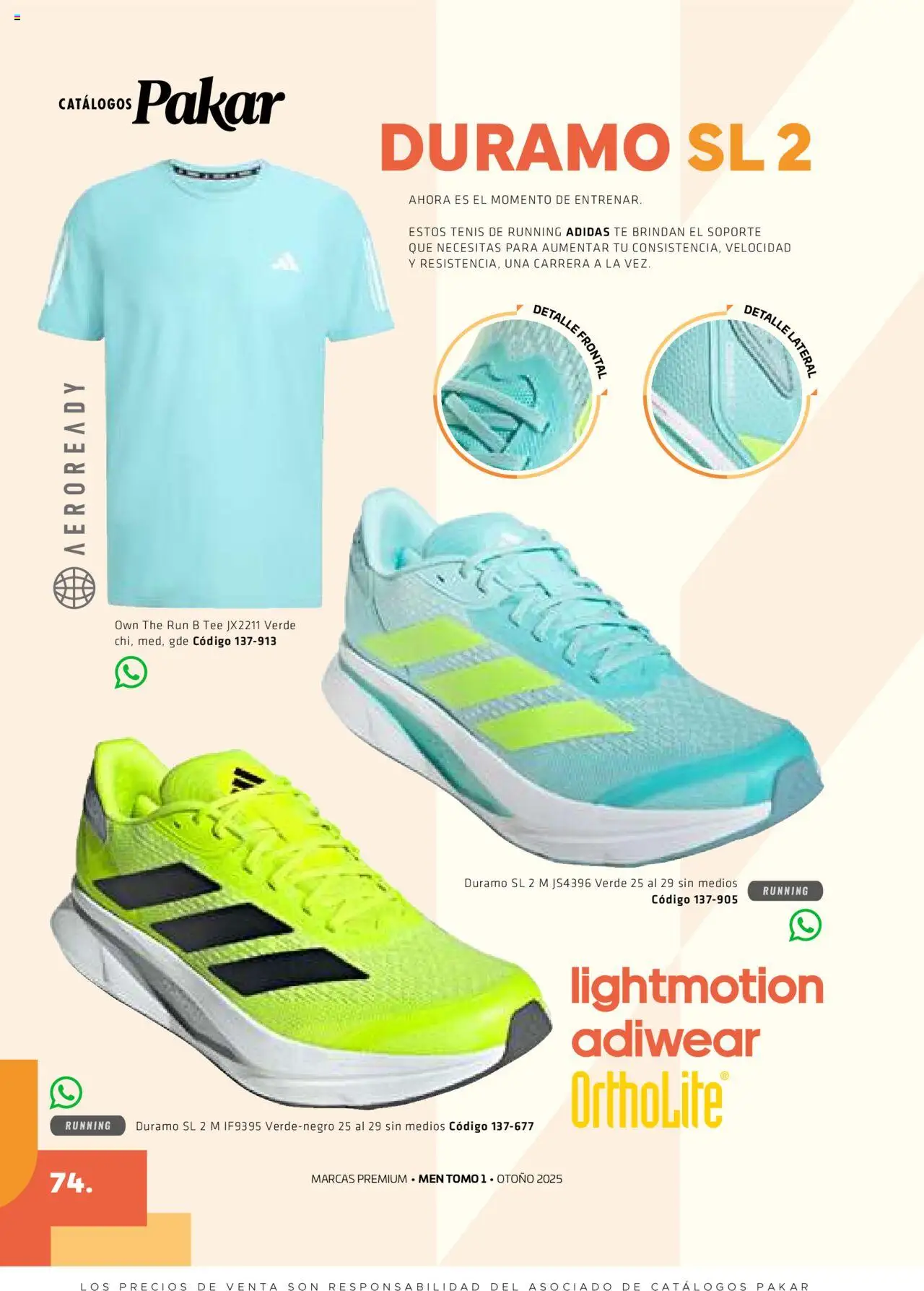 Nuevas ofertas de SC Pakar válidas en toda la República Mexicana desde el 29.08.2025. ¡Encuentra las mejores ofertas en SC Pakar - Catálogo Otoño Men Tomo 1! | Página: 74 | Productos: Tenis, Té