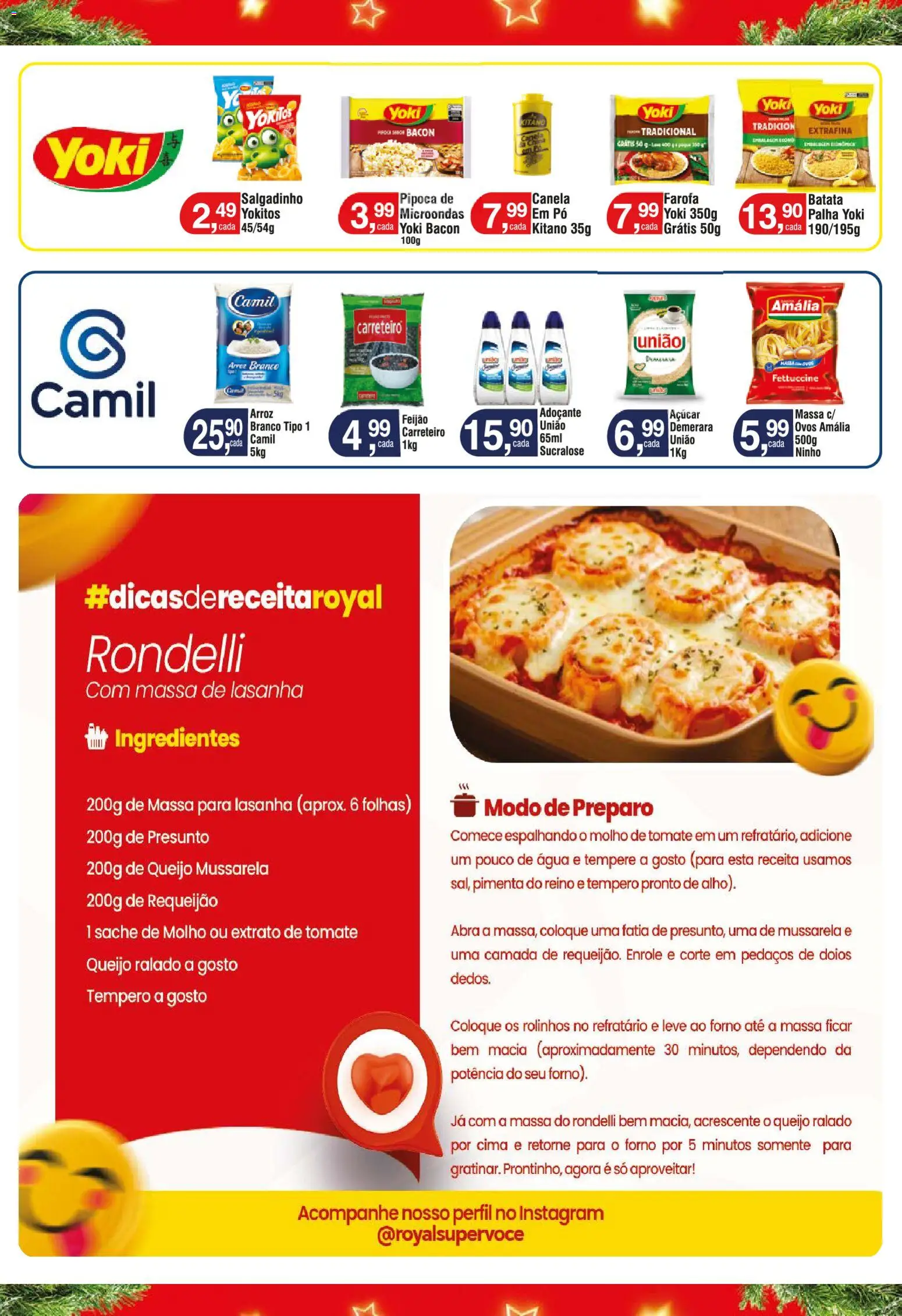 Royal Supermercados Folheto - válido de 17.11.2025 | Página: 8 | Produtos: Pó, Molho de tomate, Ovos, Mussarela