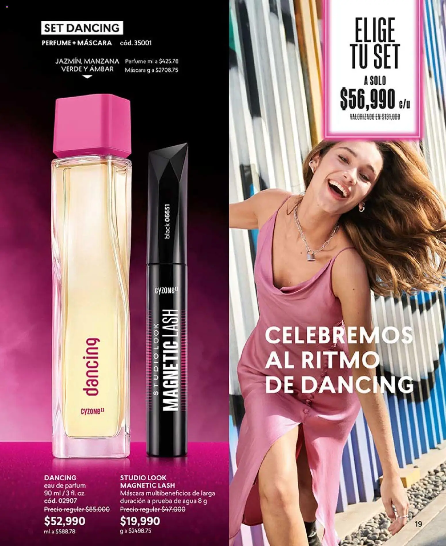 CyZone revista - valida desde el 13.03.2026 | Página: 19 | Productos: Agua, Manzana, Perfume, Máscara