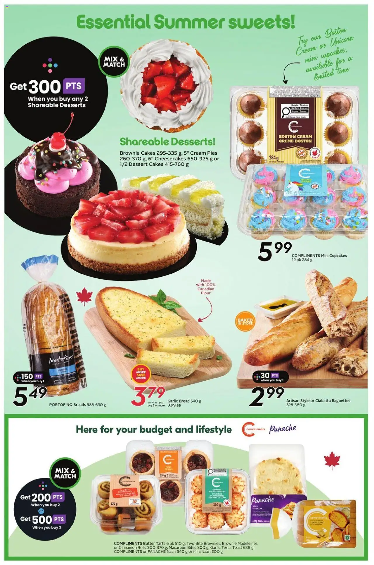 Sobeys flyer valid from 31.07.2025 | Page: 17 | Products: Cream, Butter, Bread
