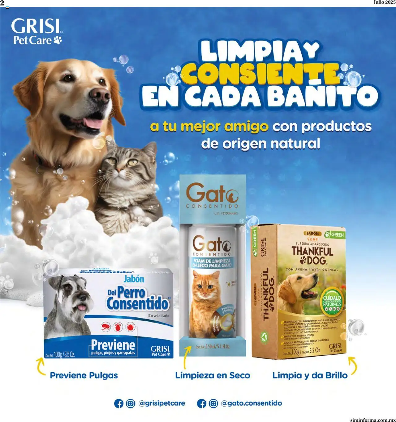 Nuevas ofertas de Farmacias Similares válidas en toda la República Mexicana desde el 01.07.2025. ¡Encuentra las mejores ofertas en Farmacias Similares catálogo! | Página: 2 | Productos: Almendras, Avena, Brillo, Dulces