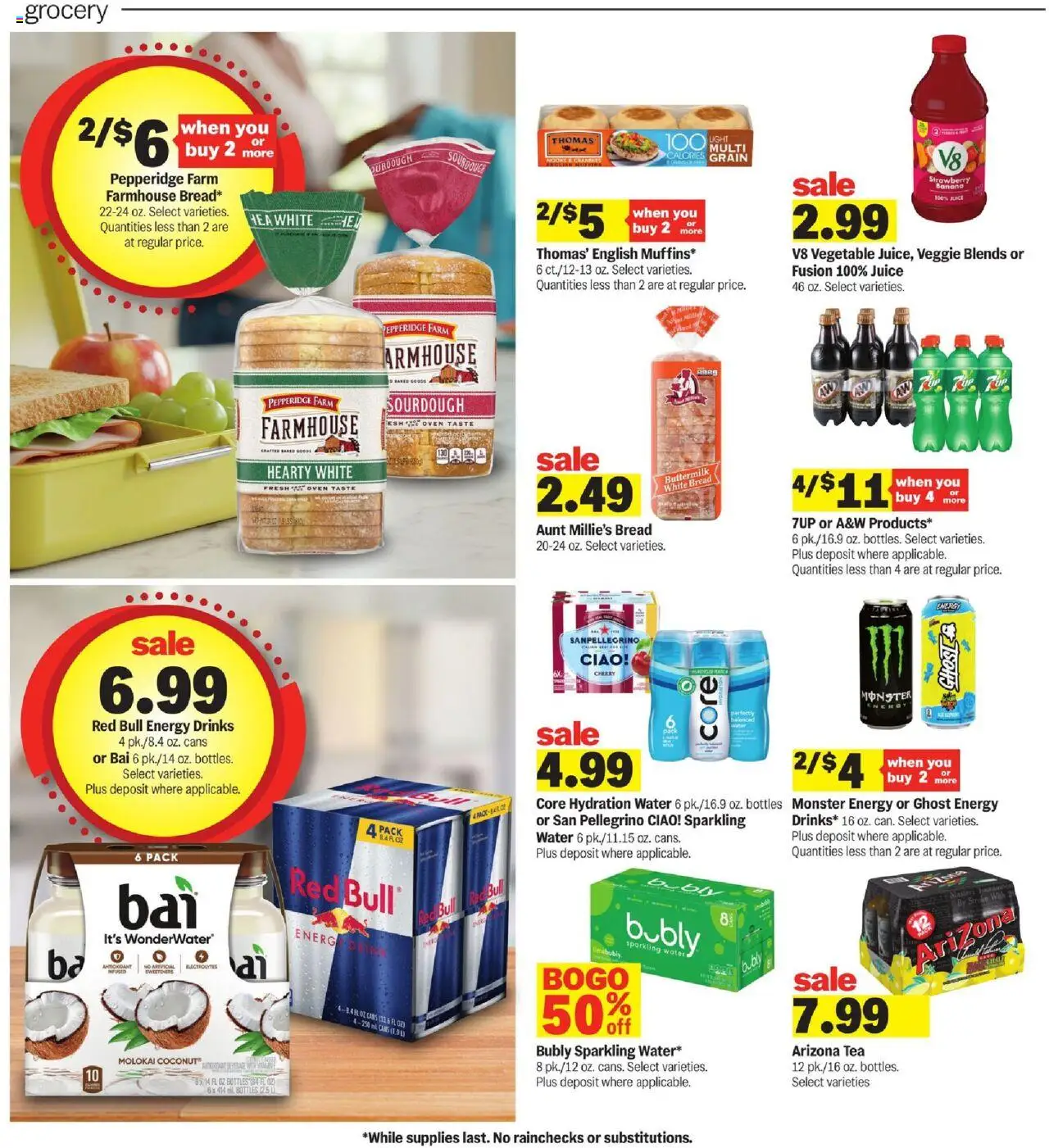 Meijer Weekly Ad - MI - valid from 01.10.2025 | Page: 13 | Products: Bread, Juice, Tea, Oven