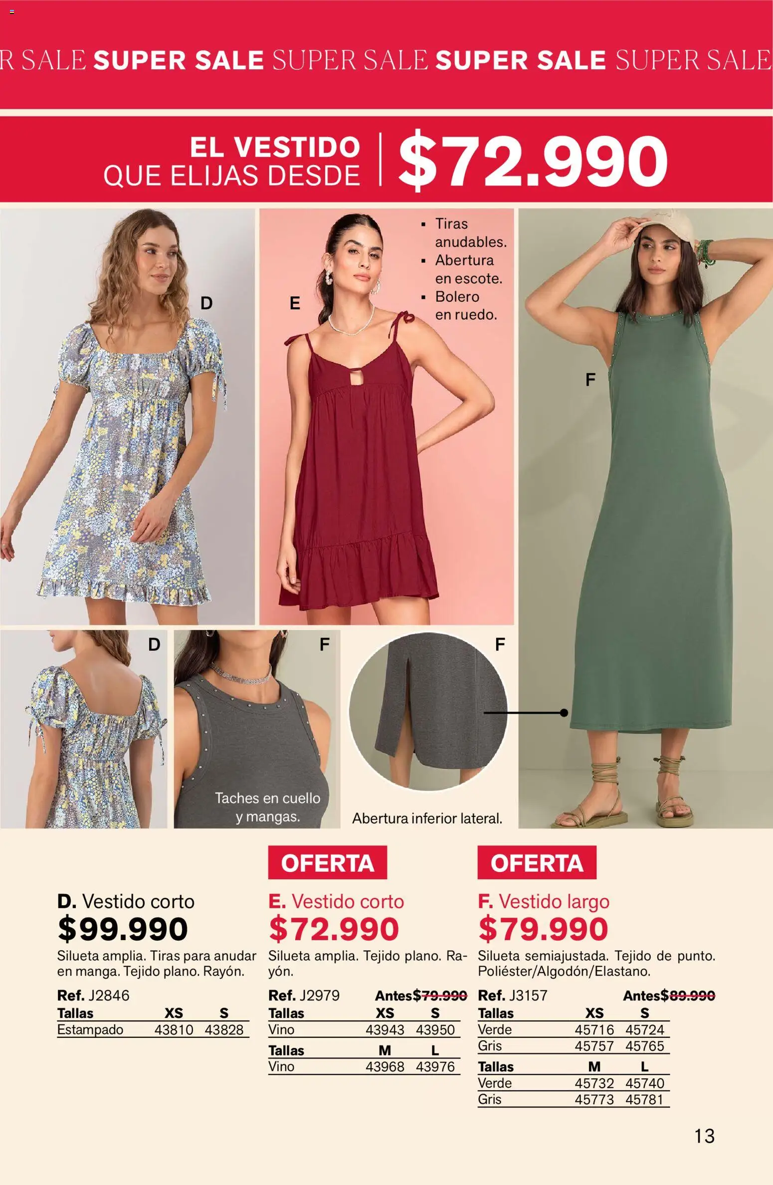 Leonisa revista - valida desde el 24.02.2026 | Página: 13 | Productos: Vestido, Cuello, Vino