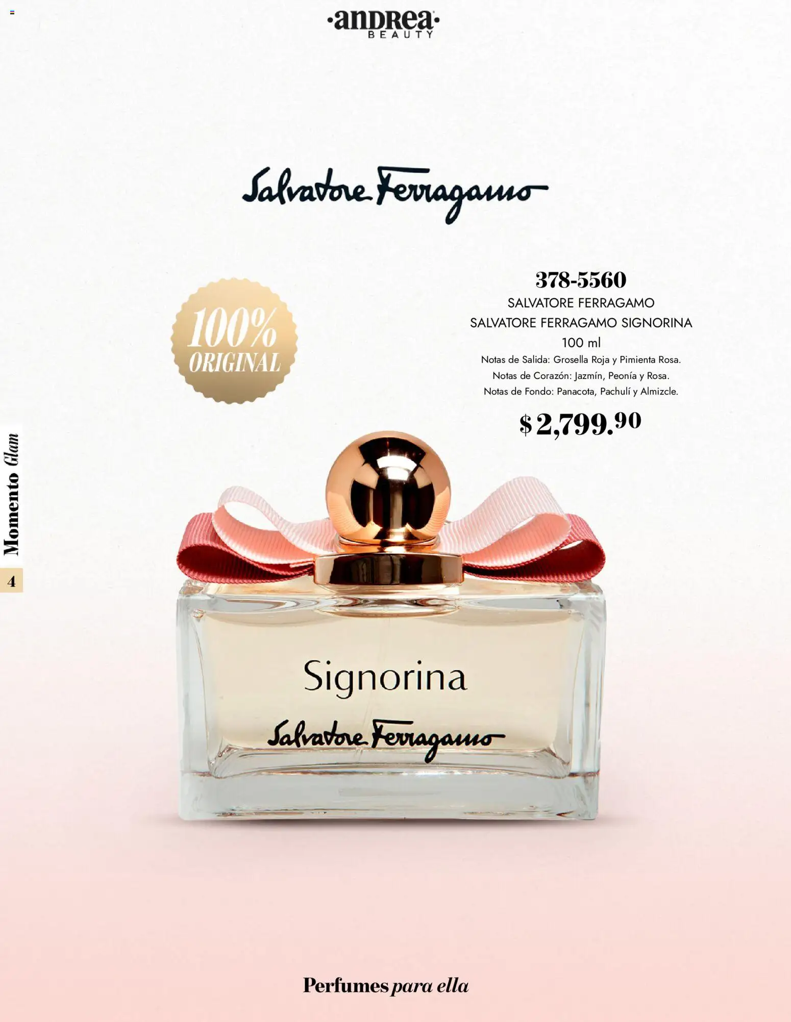 Nuevas ofertas de Andrea válidas en toda la República Mexicana desde el 26.10.2025. ¡Encuentra las mejores ofertas en Andrea catálogo Momento Glam! | Página: 4 | Productos: Pimienta