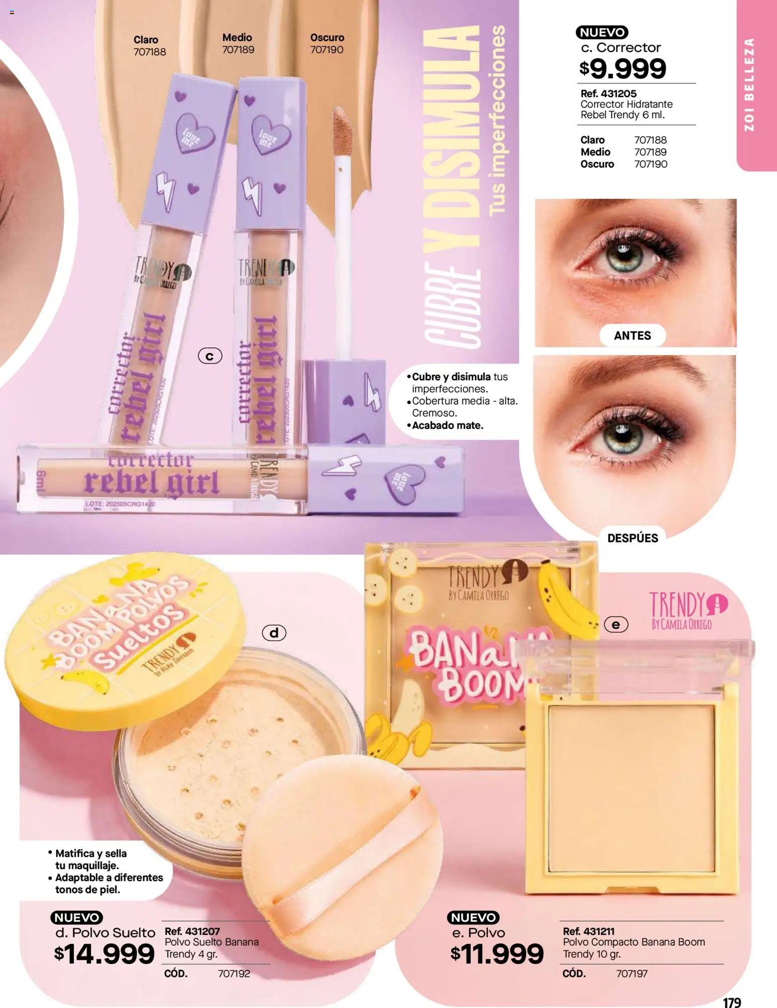 Carmel revista - valida desde el 01.05.2026 | Página: 183 | Productos: Polvo compacto, Polvo, Corrector