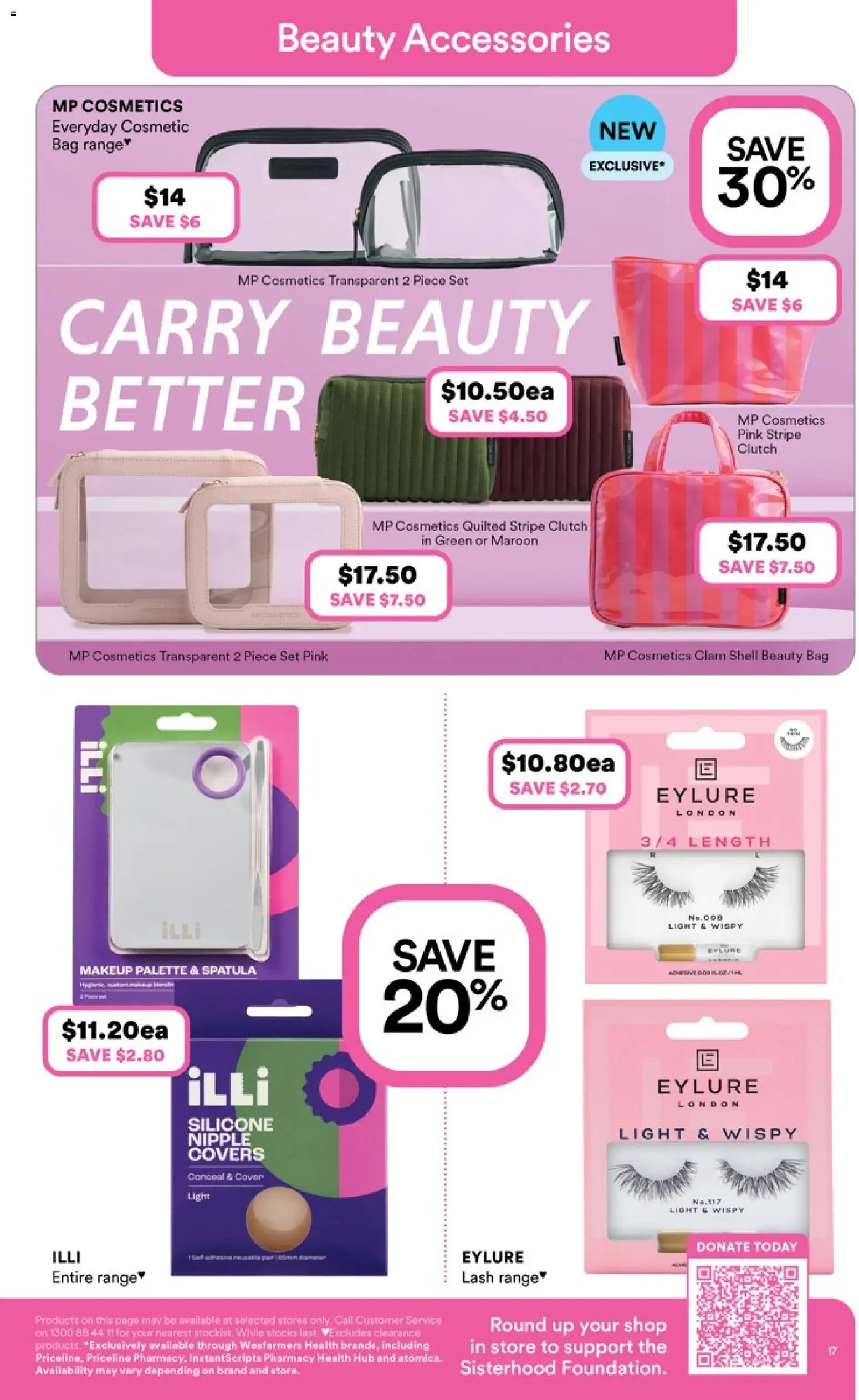 Priceline Pharmacy catalogue - valid from 05.03.2026 | Page: 17 | Products: Clutch, Light, Makeup, Accessories
