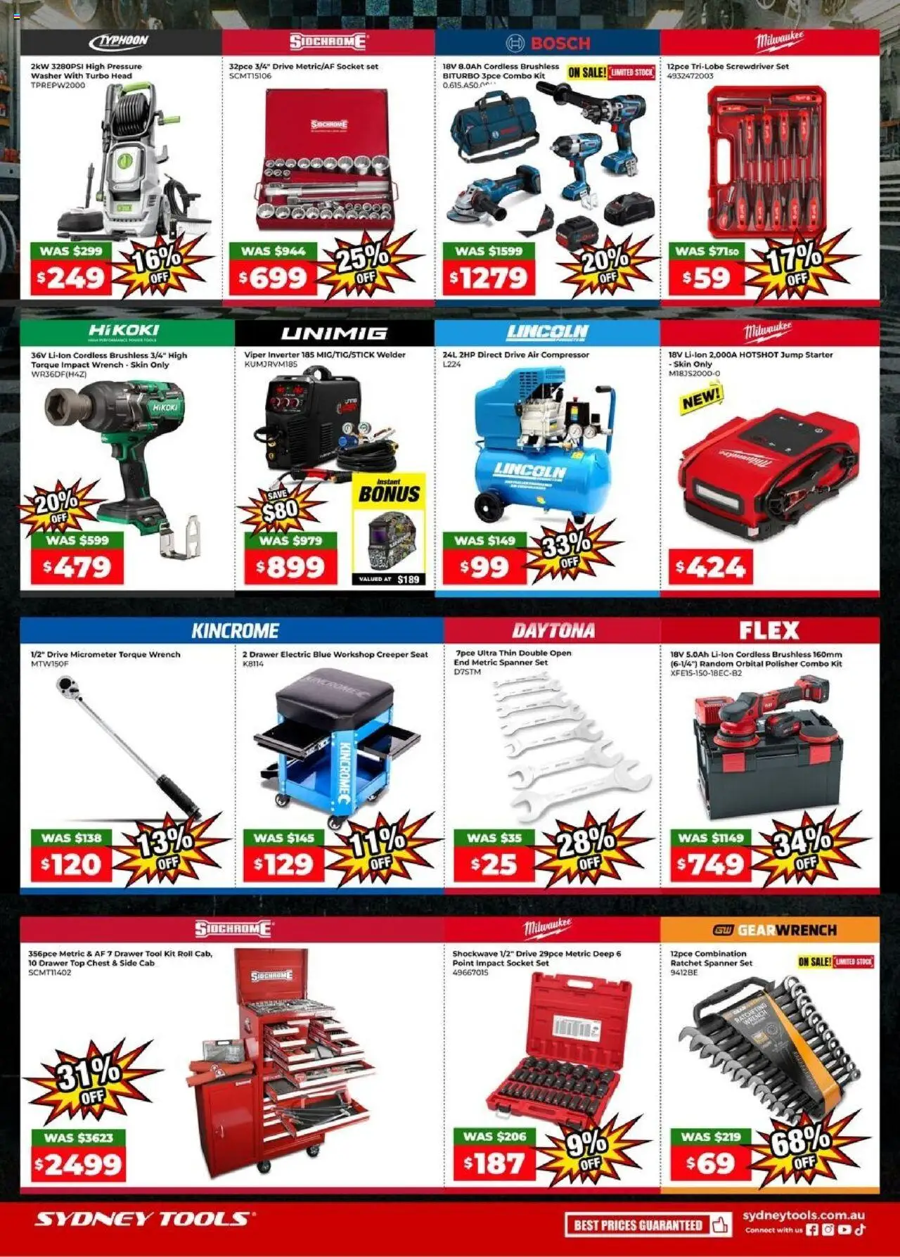 Sydney Tools catalogue - valid from 29.09.2025 | Page: 2 | Products: Socket, Drawer, Tools, Washer