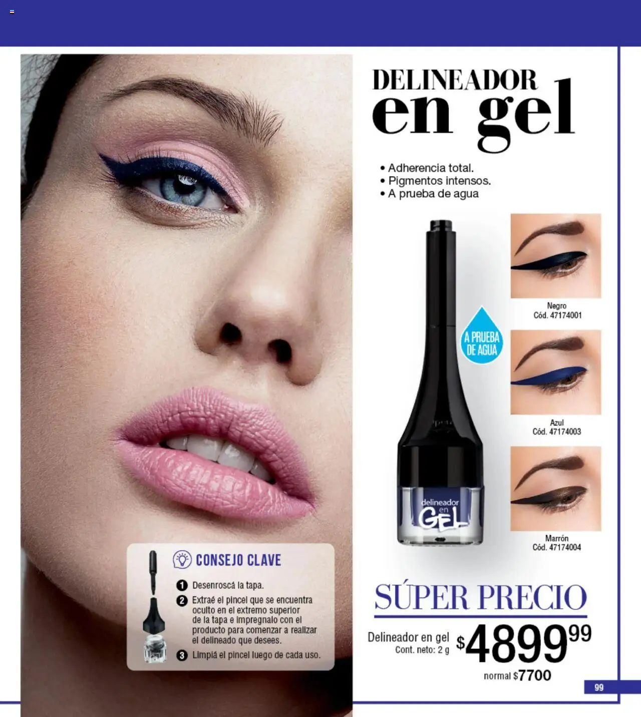 Millanel catálogo │ válido desde el 18.08.2025 | Página: 99 | Productos: Pincel, Delineador, Agua