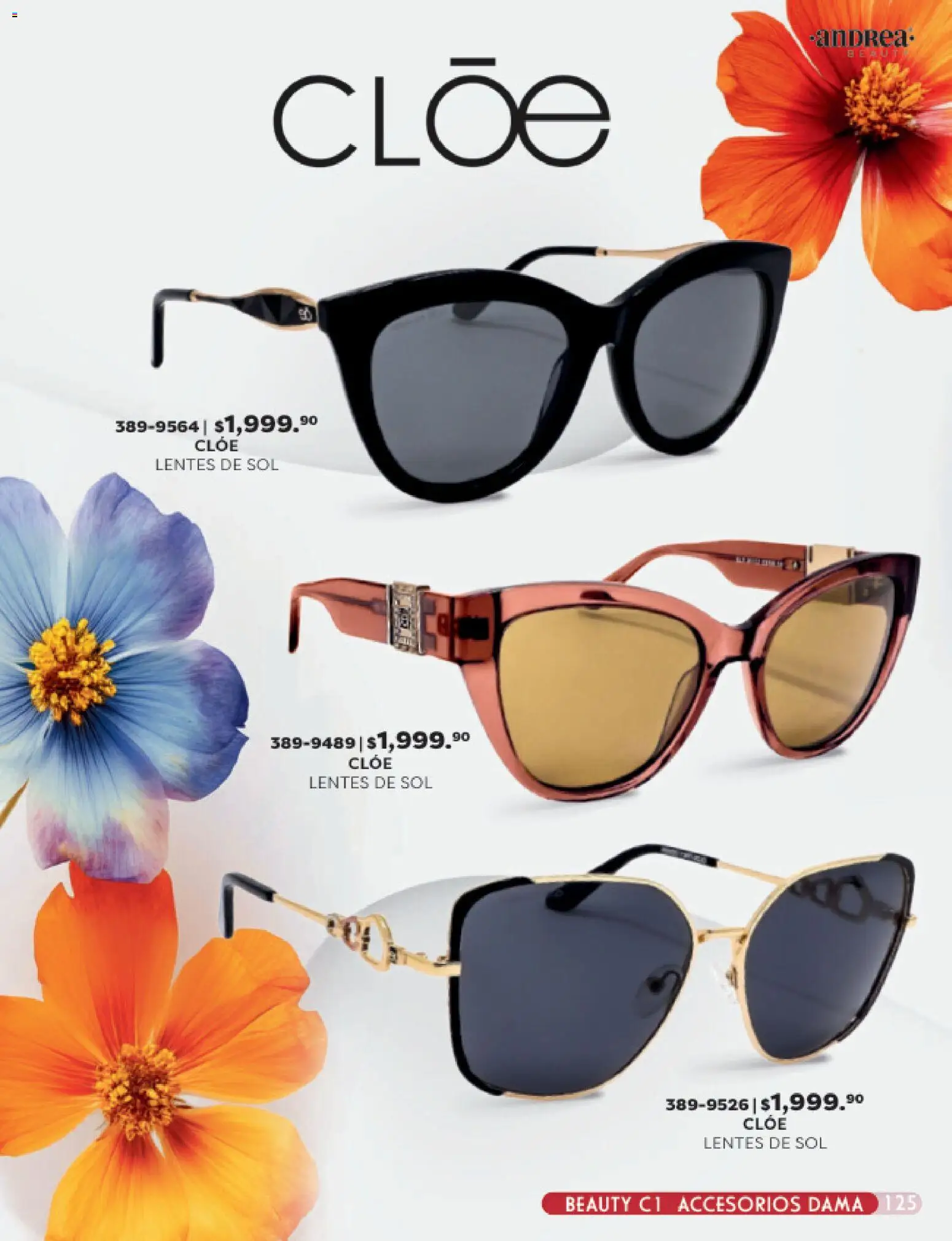 Nuevas ofertas de Andrea válidas en toda la República Mexicana desde el 25.01.2026. ¡Encuentra las mejores ofertas en Andrea catálogo Beauty! | Página: 125 | Productos: Lentes, Lentes de sol