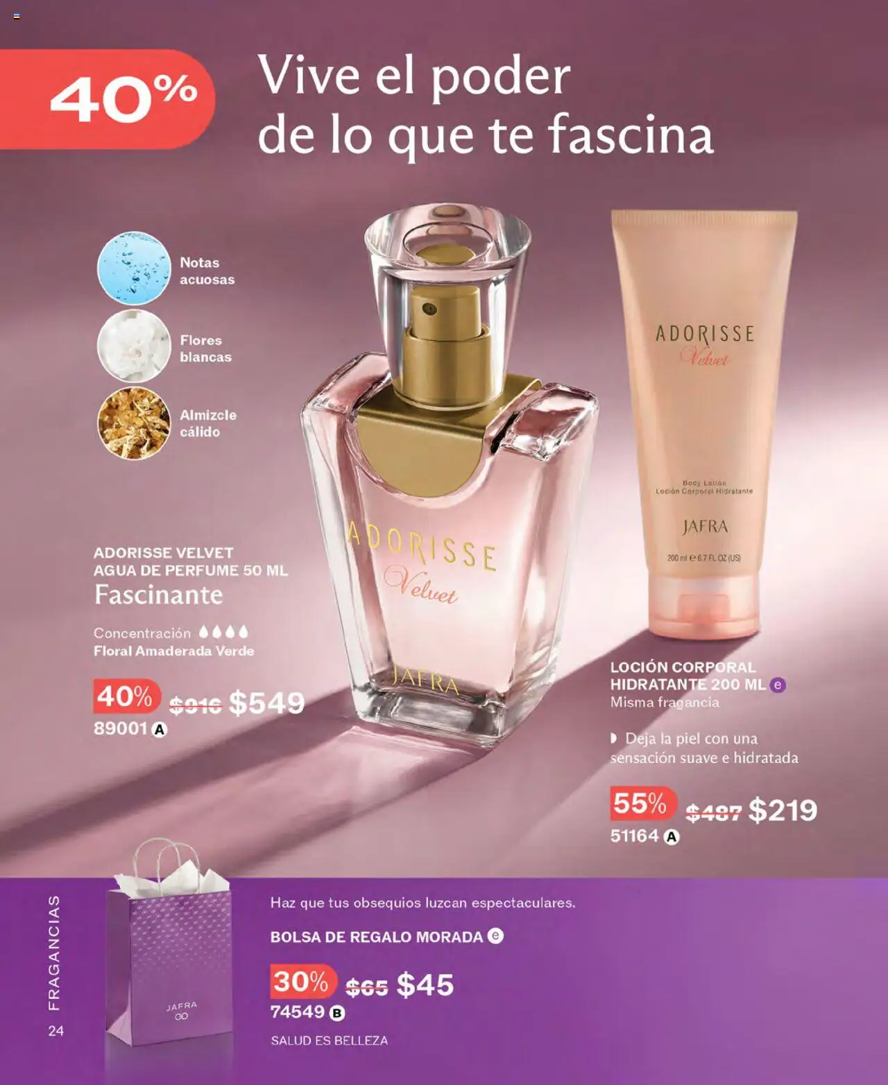 Nuevas ofertas de JAFRA válidas en toda la República Mexicana desde el 01.07.2025. ¡Encuentra las mejores ofertas en JAFRA catálogo! | Página: 24