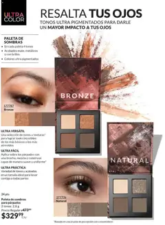 Vista previa de AVON campaña 18 2025, nuevo folleto de la tienda, válido en México a partir del 28.11.2025 | Página: 122 | Productos: Paleta, Sobre