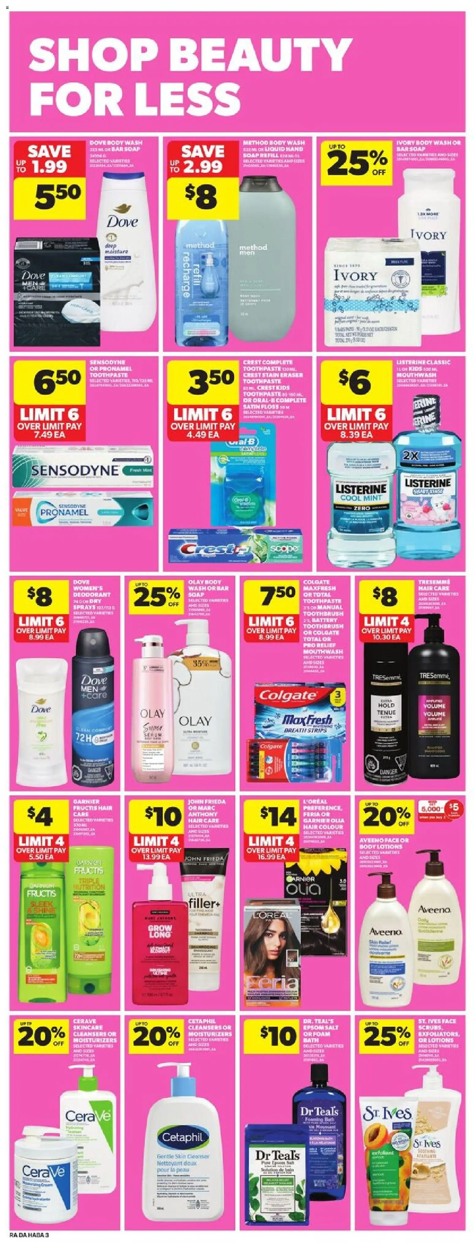 Atlantic Superstore flyer valid from 04.12.2025 | Page: 24 | Products: Soap, Body wash, Deodorant, Toothpaste