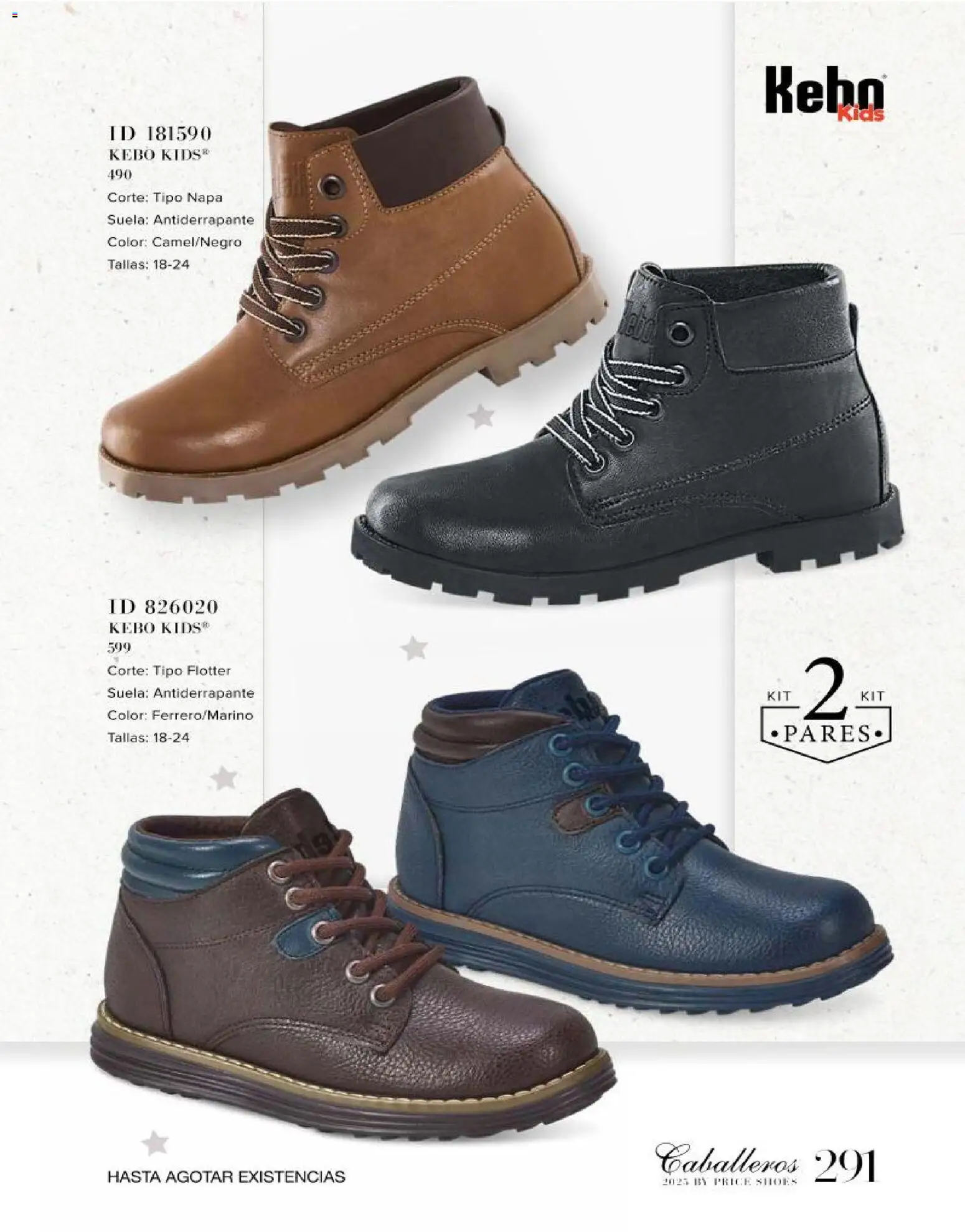 Nuevas ofertas de Price Shoes válidas en toda la República Mexicana desde el 26.11.2025. ¡Encuentra las mejores ofertas en Price Shoes catálogo Caballeros! | Página: 291