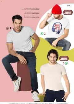 Vista previa de SC Pakar Catálogo Ropa y Accesorios, nuevo folleto de la tienda, válido en México a partir del 24.07.2025 | Página: 219 | Productos: Playera