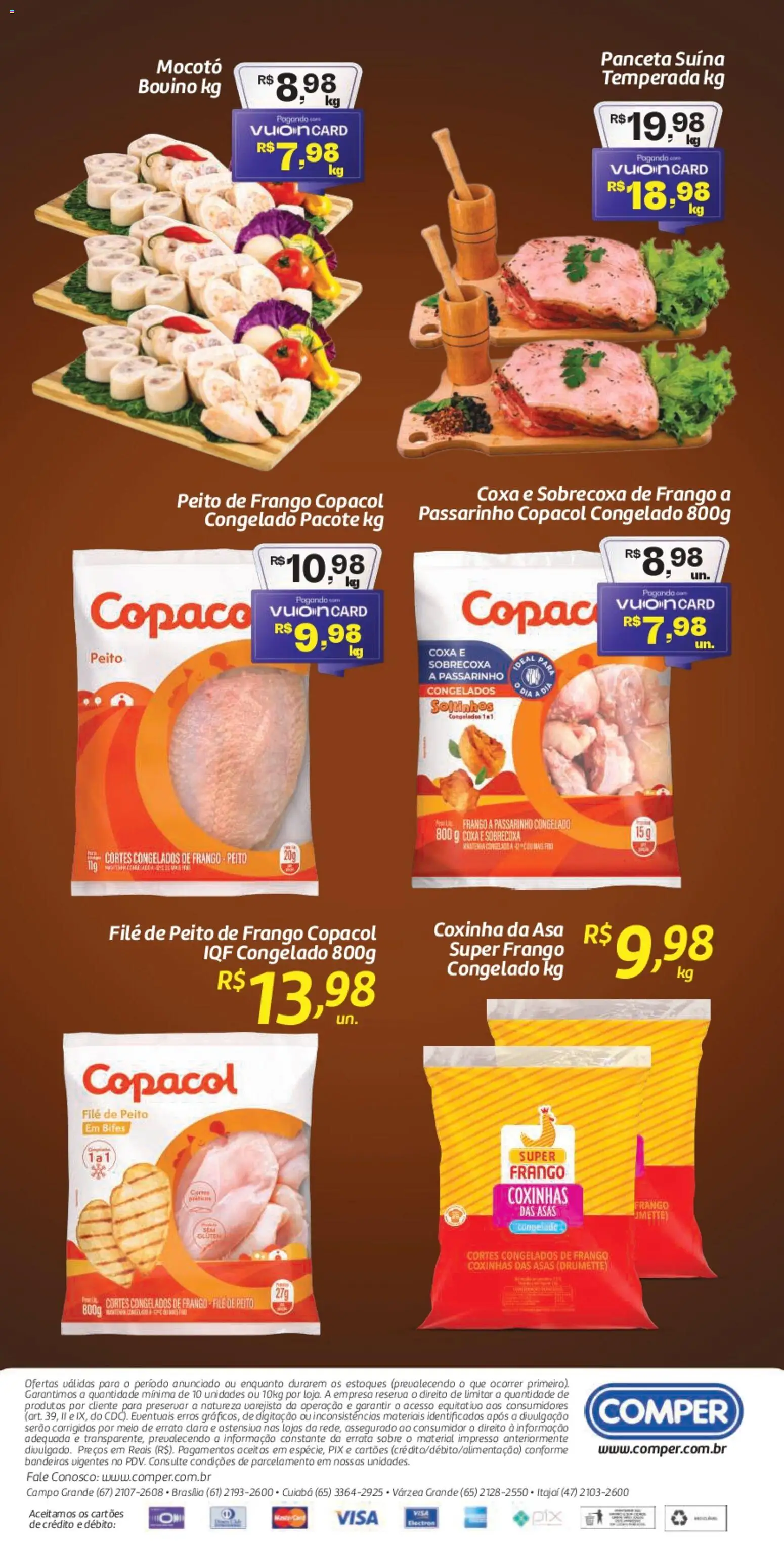 Comper Folheto - válido de 21.04.2026 | Página: 2 | Produtos: Congelador, Frango, Peito de frango