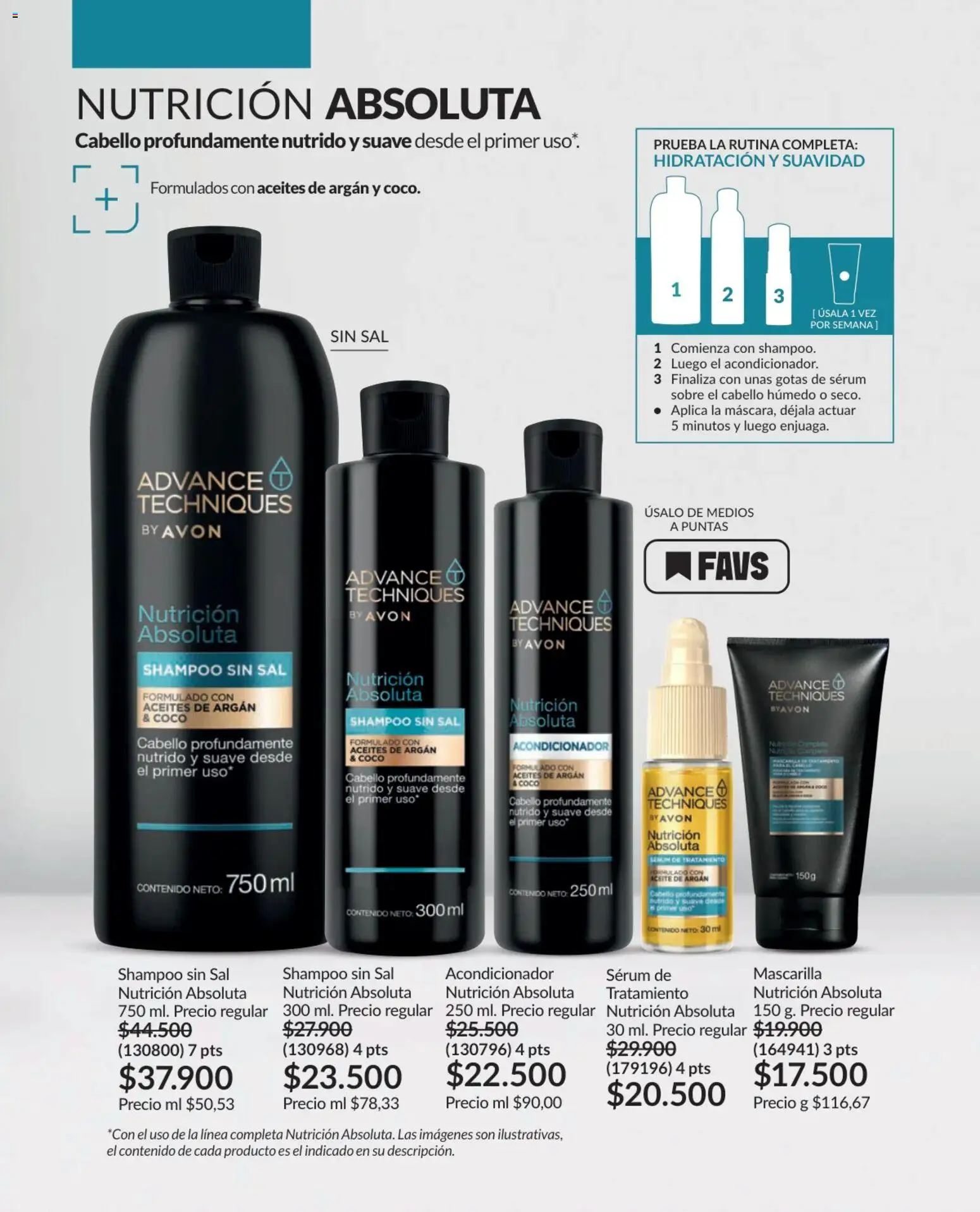 Avon revista - valida desde el 01.04.2026 | Página: 187 | Productos: Sal, Serum, Mascarilla, Aceite