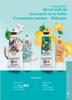 Vista previa de Yves Rocher campaña 1 2026, nuevo folleto de la tienda, válido en México a partir del 30.12.2025 | Página: 77 | Productos: Crema, Bolsa, Bálsamo