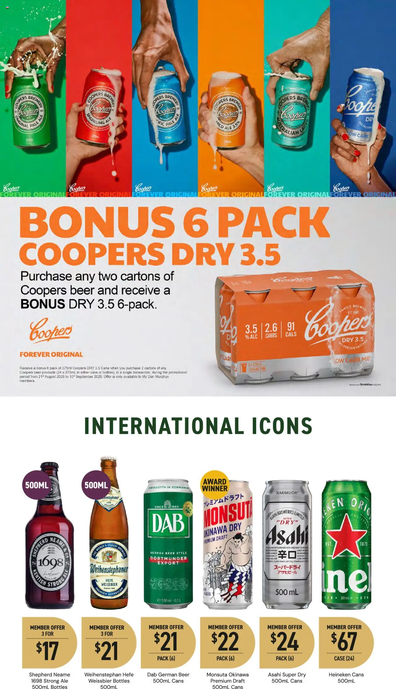 Dan Murphy's catalogue - valid from 21.08.2025 | Page: 45 | Products: Beer, Case