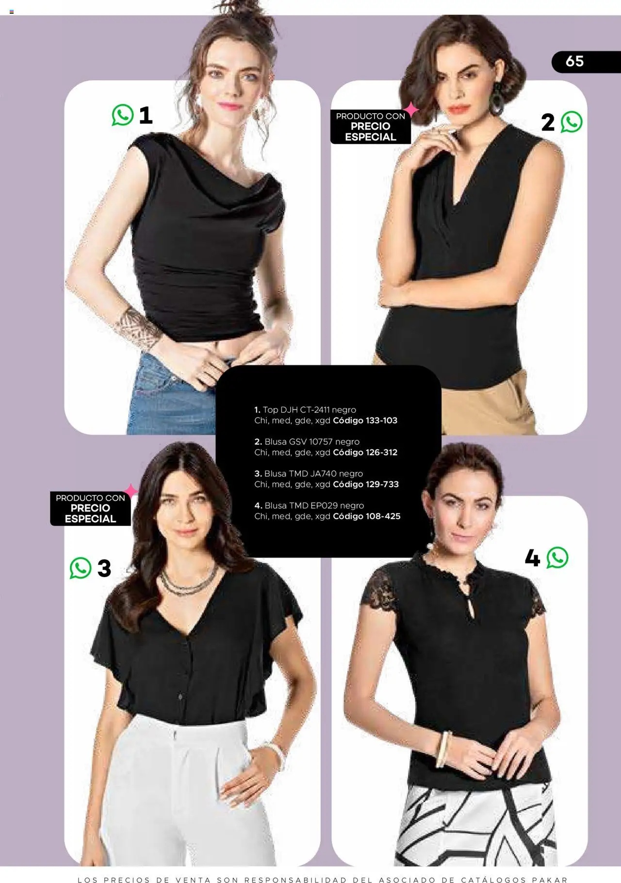 Nuevas ofertas de SC Pakar válidas en toda la República Mexicana desde el 31.01.2025. ¡Encuentra las mejores ofertas en SC Pakar catálogo Ropa! | Página: 65 | Productos: Blusa, Top