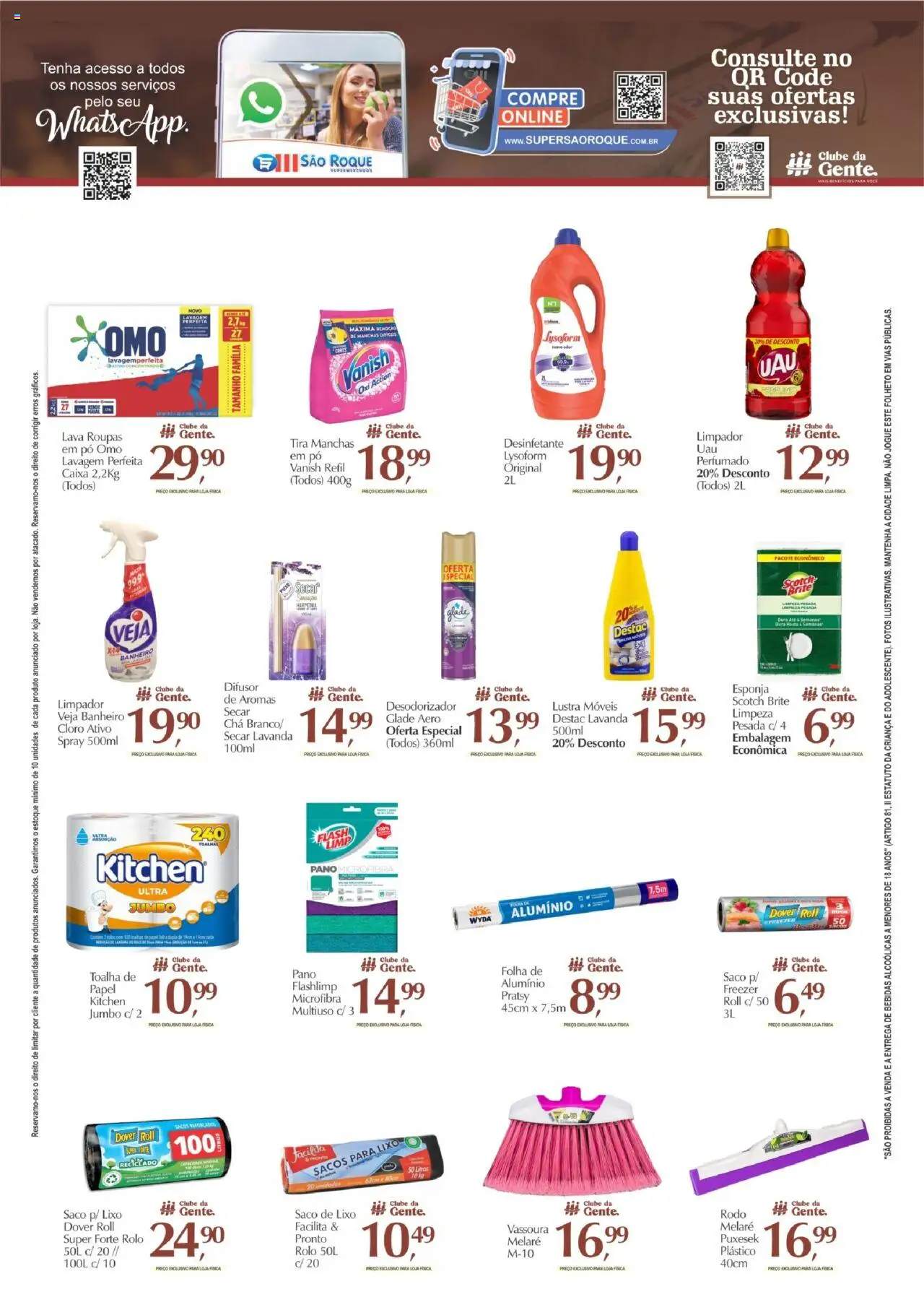São Roque Supermercados Folheto - válido de 10.10.2025 | Página: 6 | Produtos: Difusor, Rolo, Chá, Rodo