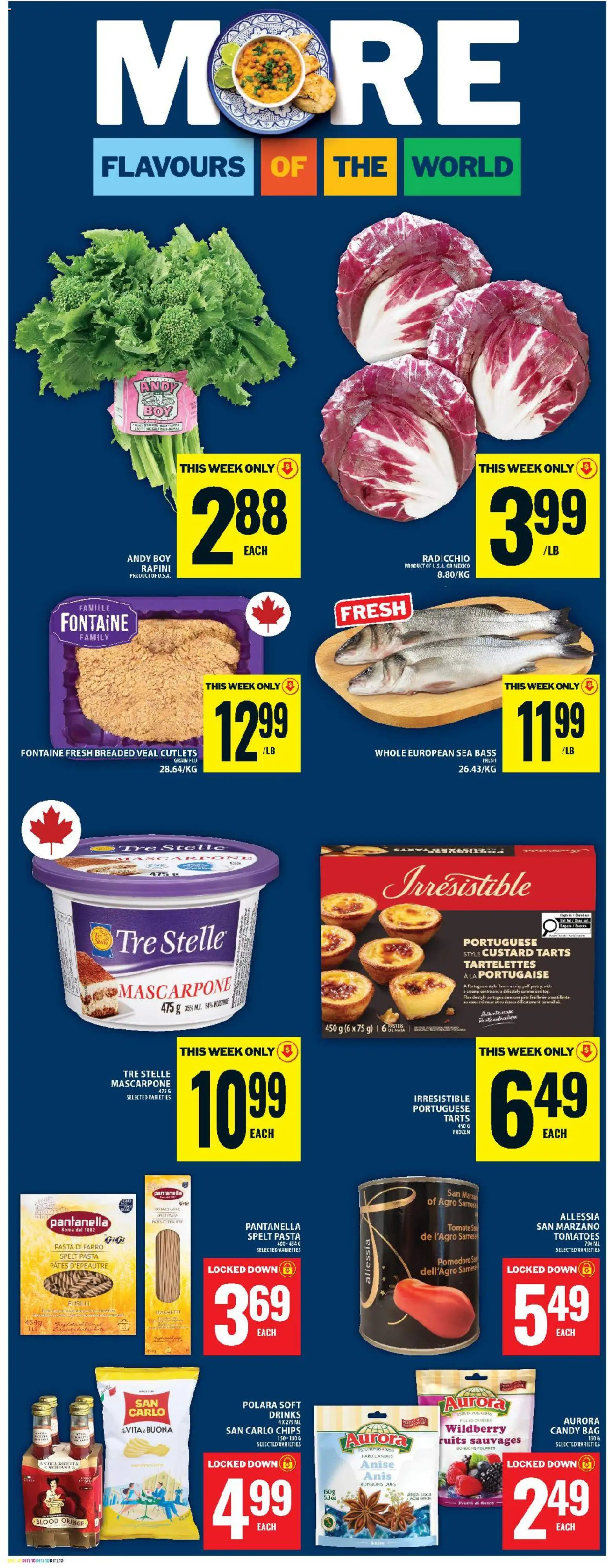 Food Basics flyer valid from 16.04.2026 | Page: 12 | Products: Candies, Pasta, Chips, Bag