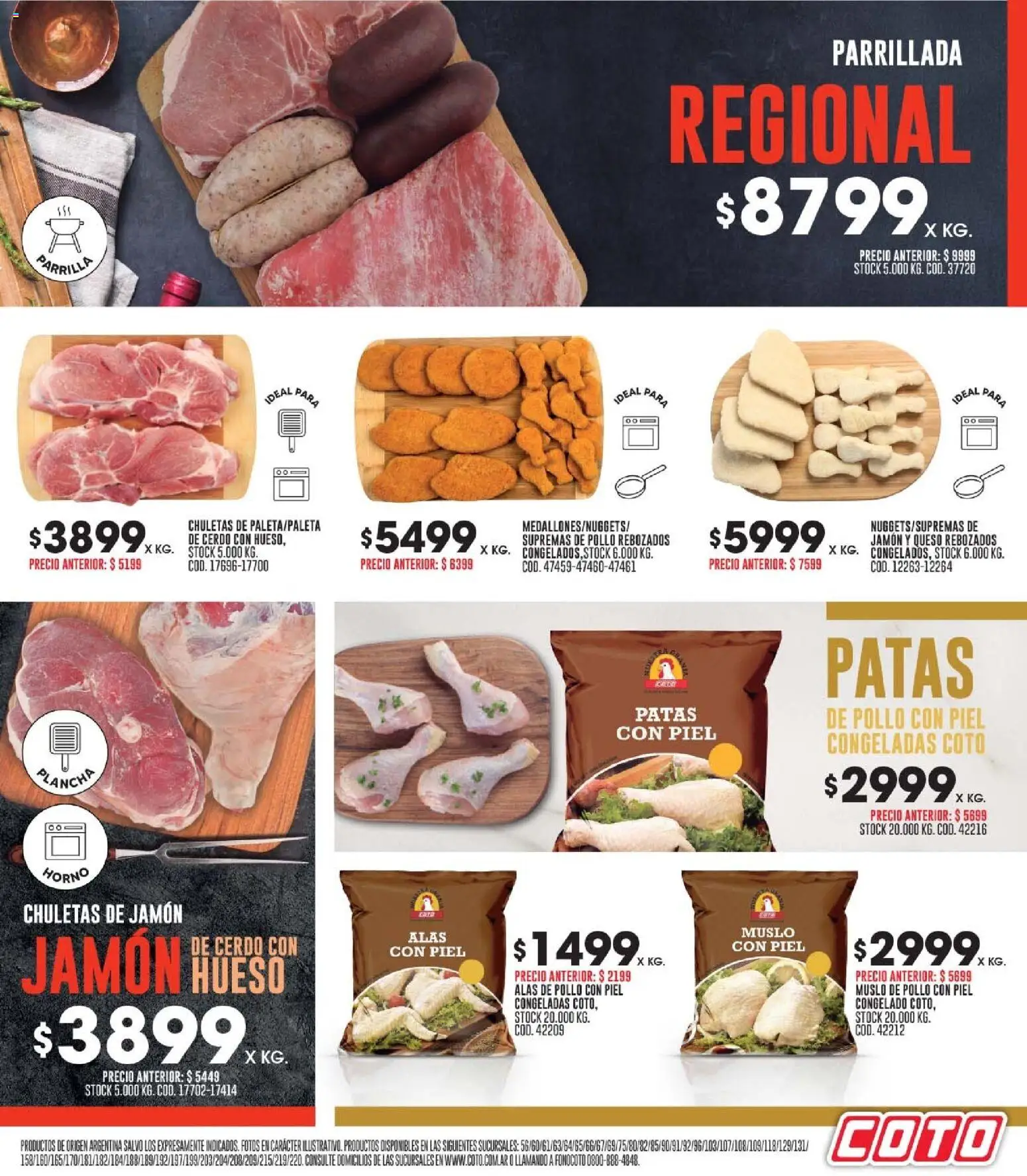 Coto - Ofertas │ válido desde el 24.11.2025 | Página: 3 | Productos: Horno, Pollo, Queso, Cerdo