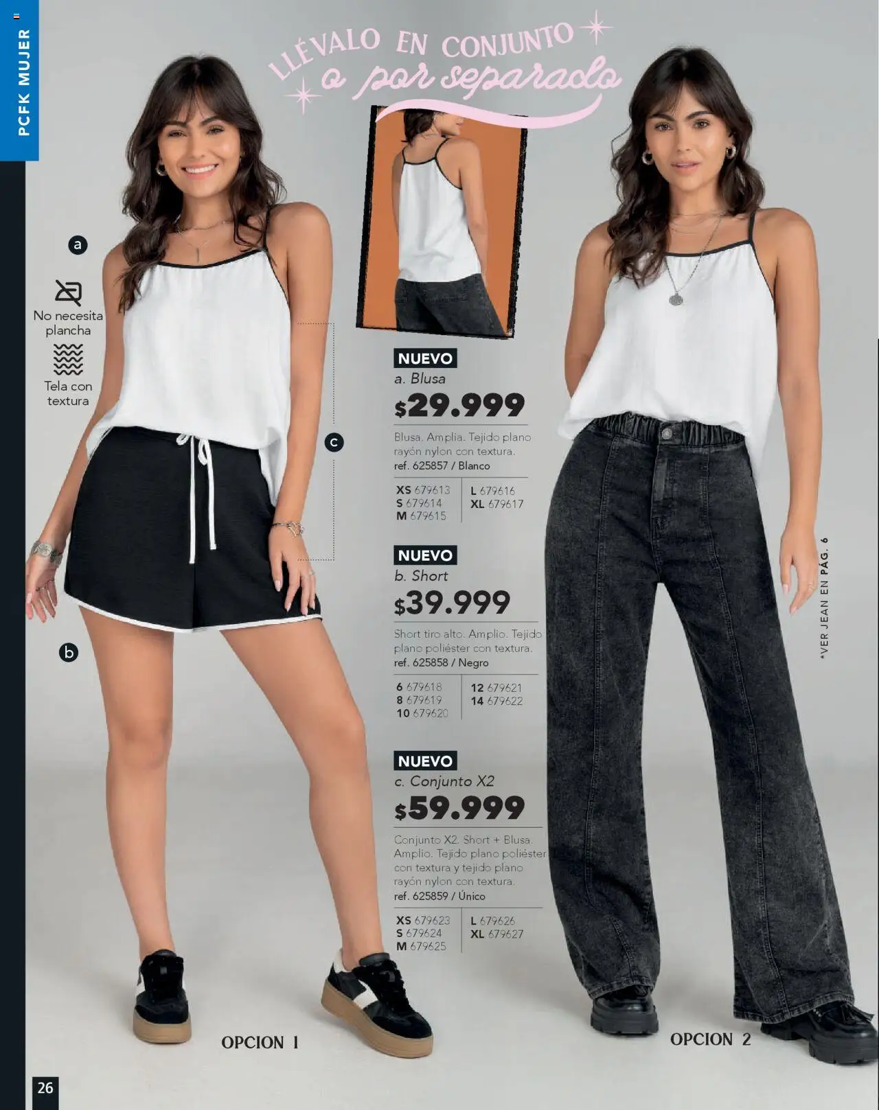 Pacifika revista - valida desde el 01.08.2025 | Página: 31 | Productos: Jean, Short, Conjunto, Blusa