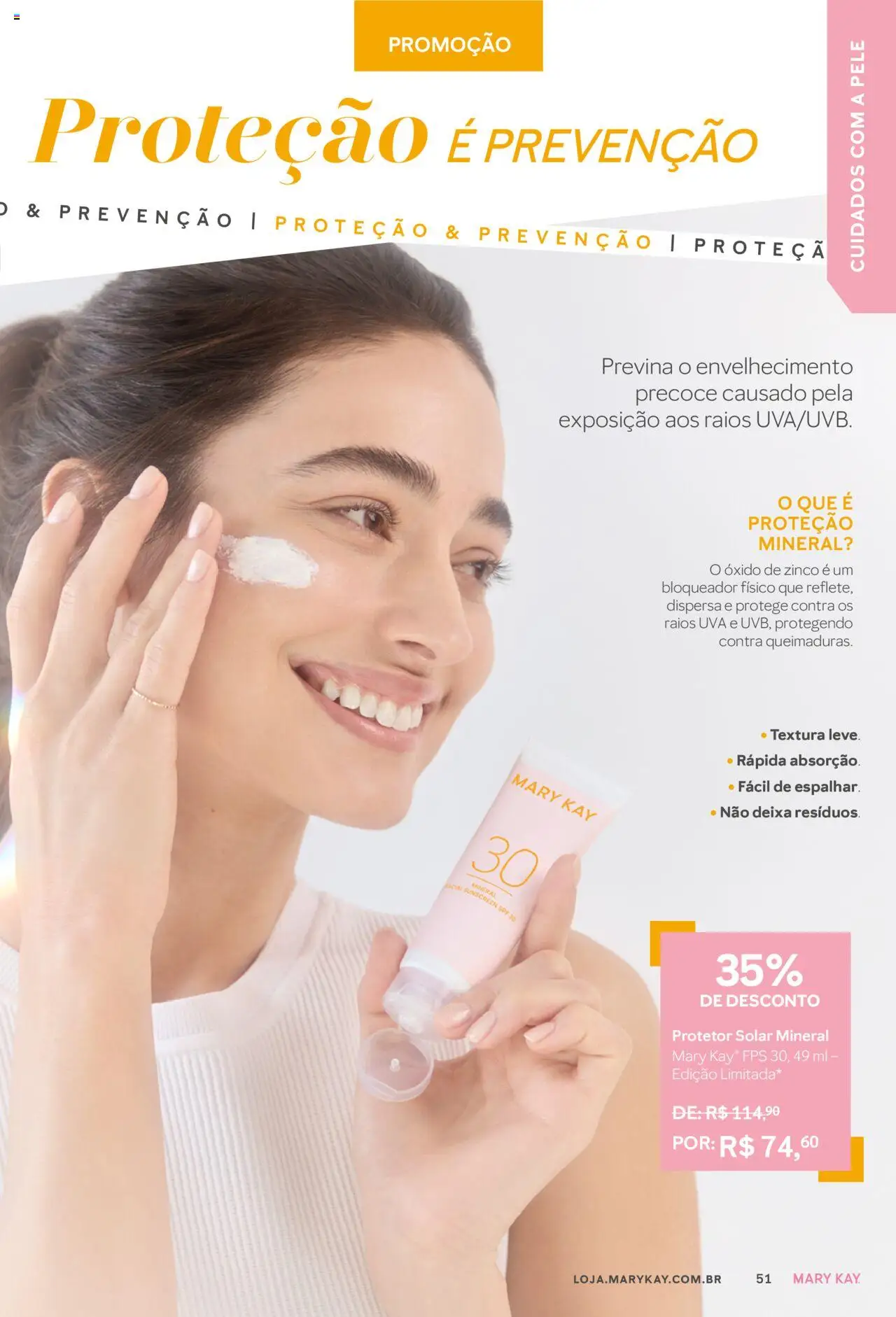 Mary Kay Folheto - válido de 01.07.2025 | Página: 51 | Produtos: Protetor solar
