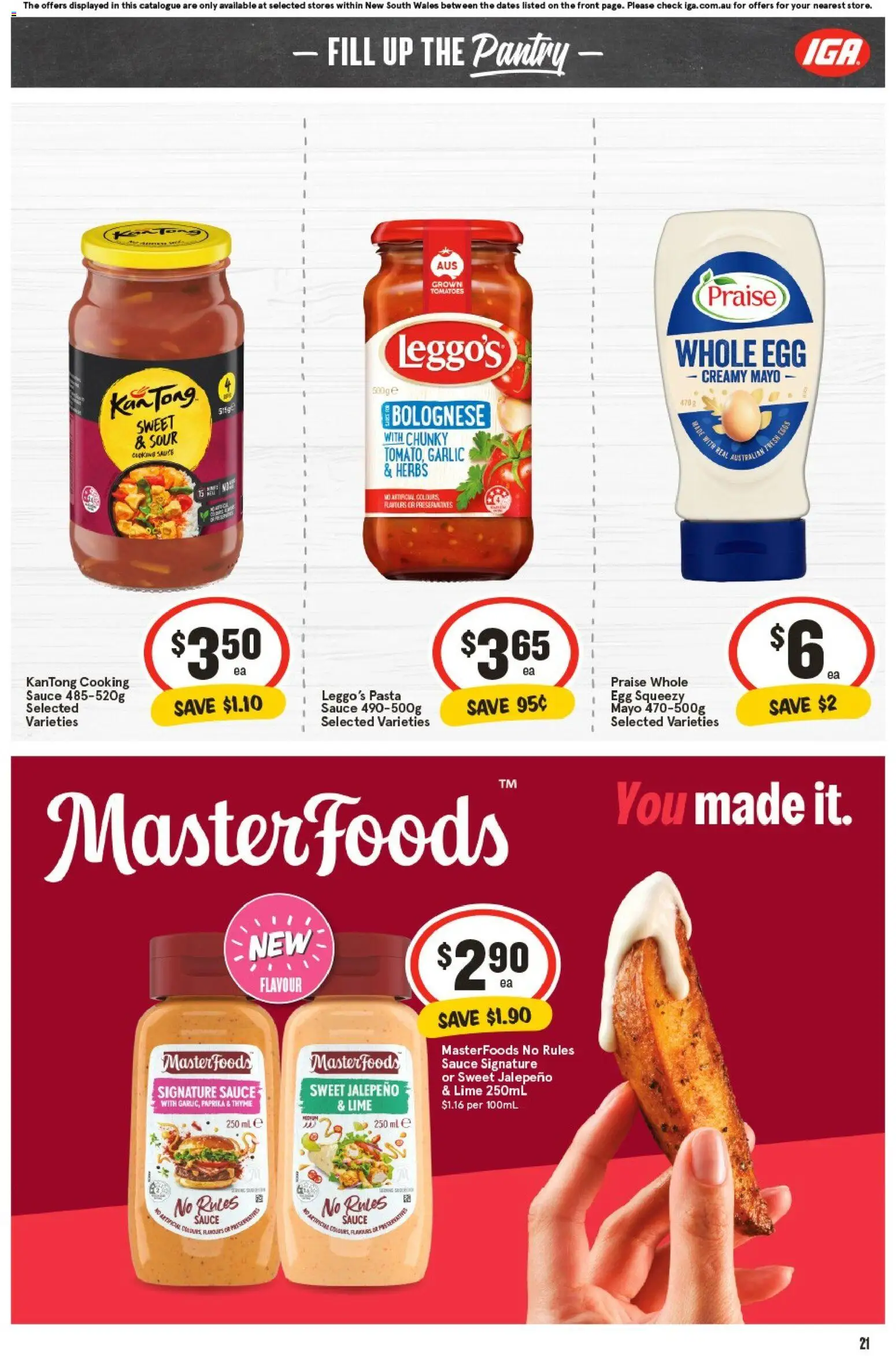 IGA catalogue - valid from 29.10.2025 | Page: 20 | Products: Eggs, Pasta, Garlic, Lime