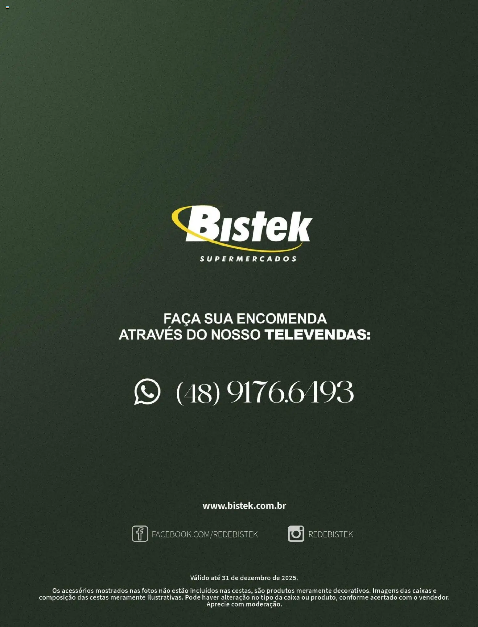 Bistek Supermercados Folheto - válido de 27.10.2025 | Página: 6 | Produtos: Caixa, Faca