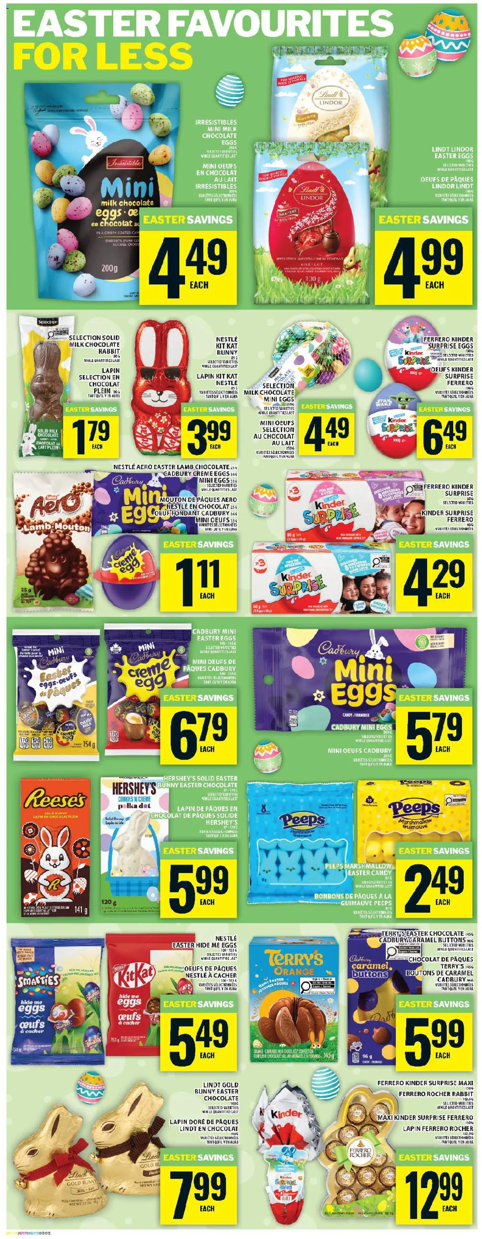 Food Basics flyer valid from 12.03.2026 | Page: 11 | Products: Milk, Eggs, Chocolate
