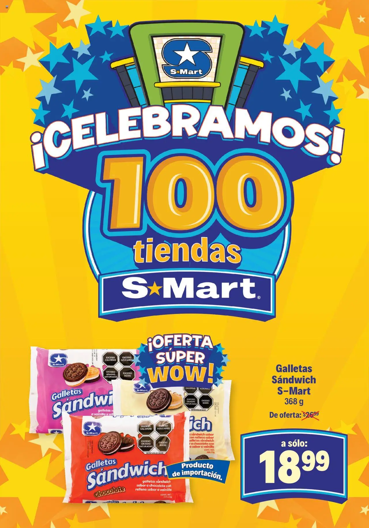 Nuevas ofertas de S-Mart válidas en toda la República Mexicana desde el 16.09.2025. ¡Encuentra las mejores ofertas en S-Mart - Folleto de Feria - Reynosa (y Rio Bravo)! | Página: 2 | Productos: Chocolate, Galletas