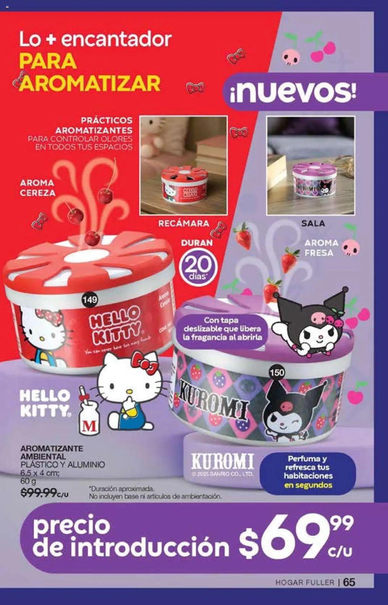 Nuevas ofertas de Fuller válidas en toda la República Mexicana desde el 15.10.2025. ¡Encuentra las mejores ofertas en Fuller - Campaña 14 2025! | Página: 65 | Productos: Fresa, Fragancia