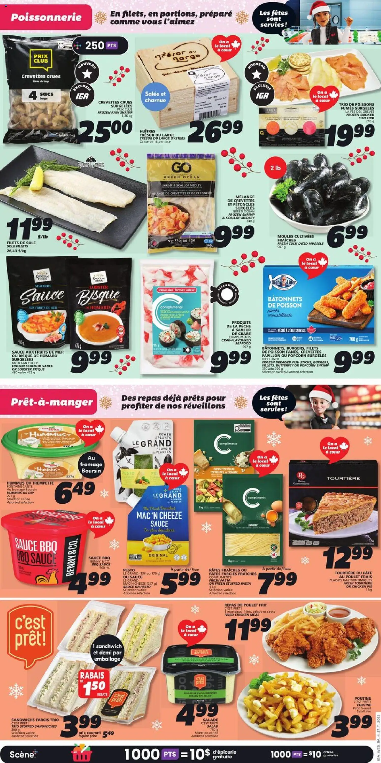 IGA flyer valid from 27.11.2025 | Page: 7 | Products: Fish, Salad, Case, Chicken