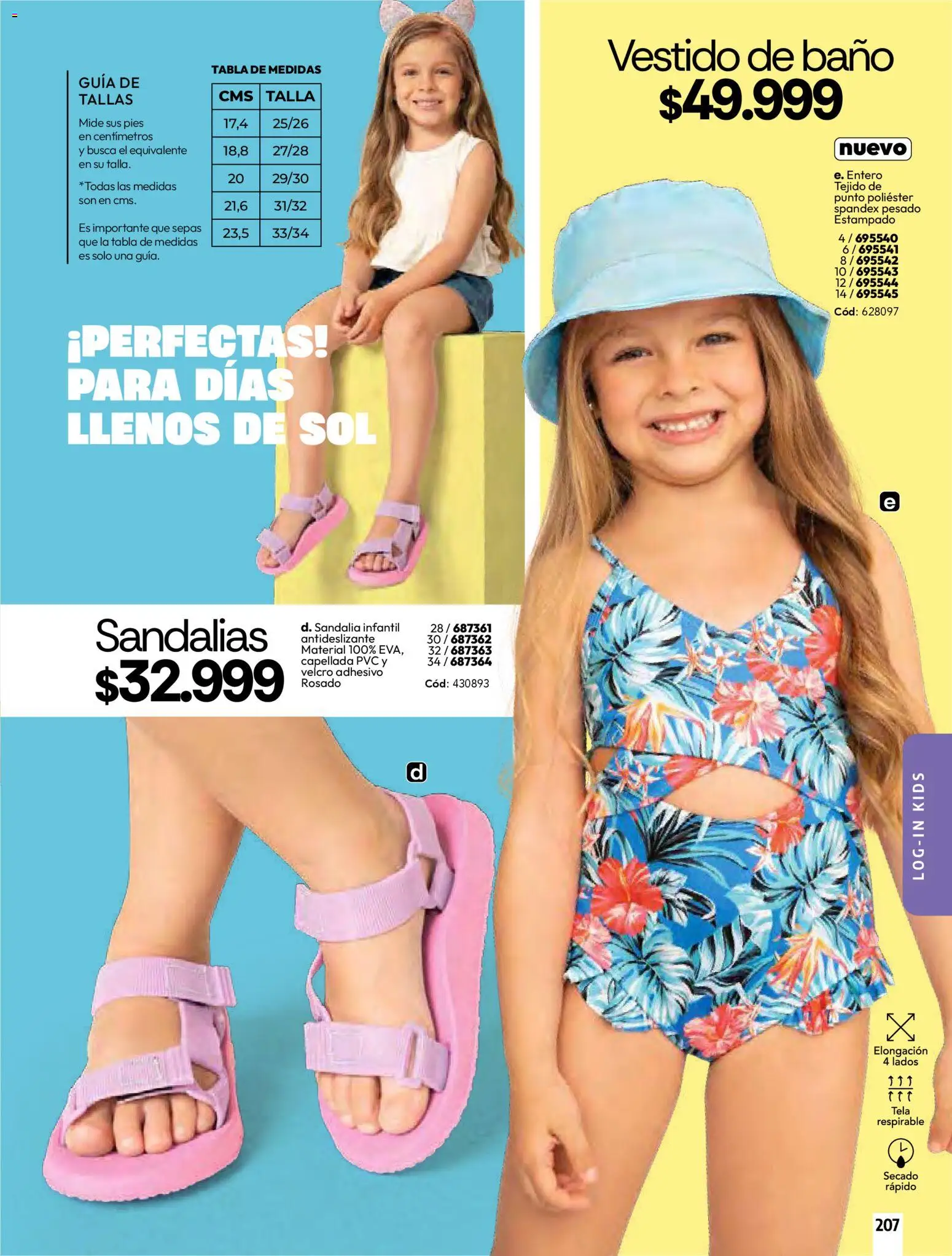Pacifika revista - valida desde el 01.03.2026 | Página: 209 | Productos: Sandalias, Baño, Vestido, Vestido de baño