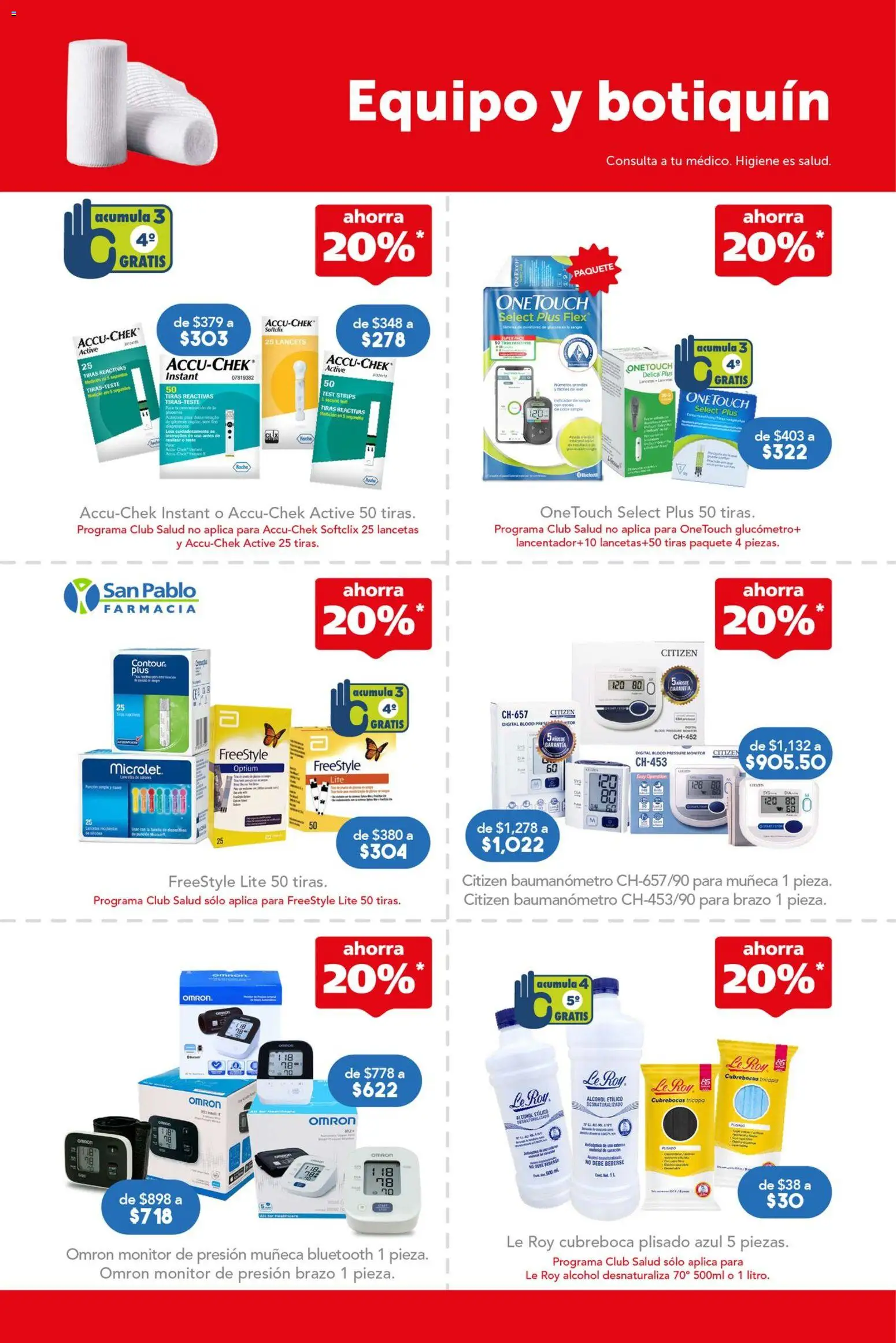 Nuevas ofertas de Farmacia San Pablo válidas en toda la República Mexicana desde el 26.04.2026. ¡Encuentra las mejores ofertas en Farmacia San Pablo catálogo! | Página: 11