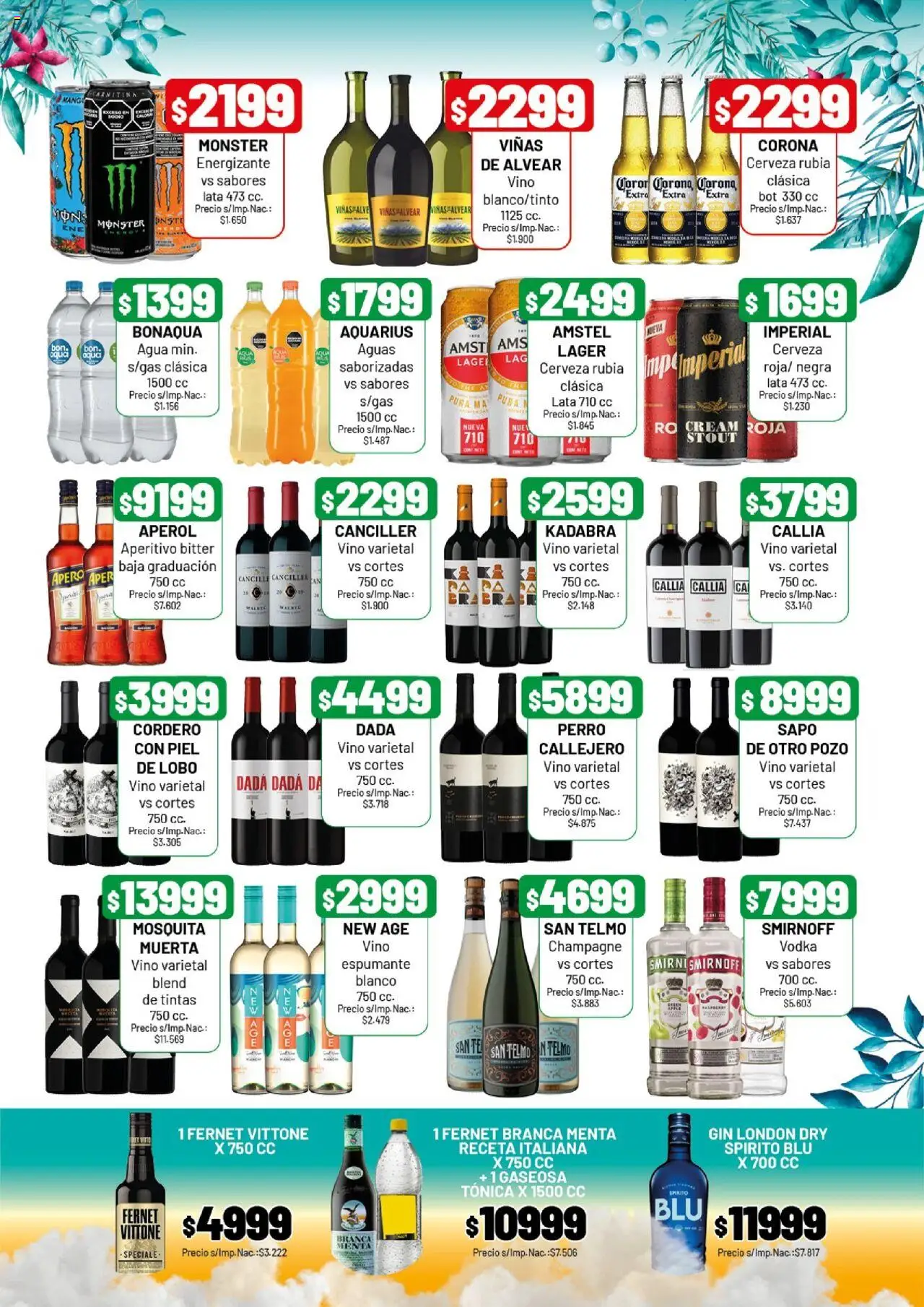 Almacor catálogo │ válido desde el 07.08.2025 | Página: 7 | Productos: Vodka, Gaseosa, Agua, Cerveza