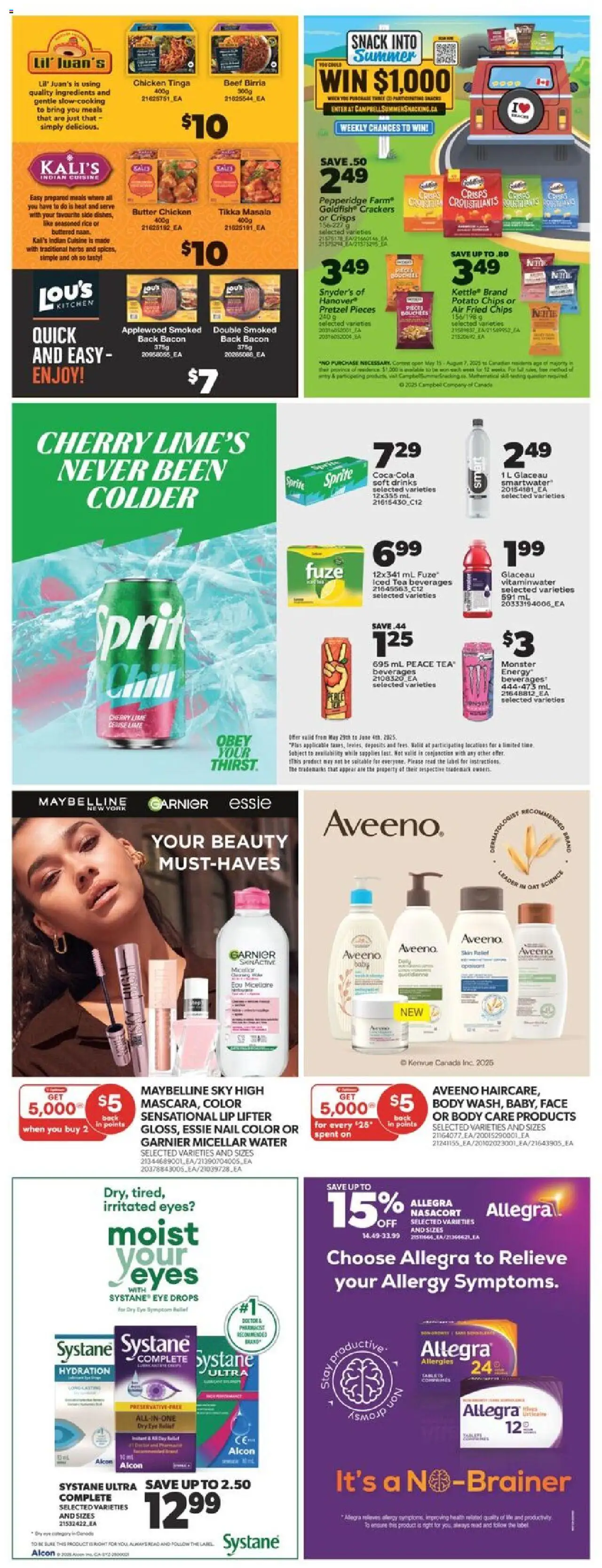 Real Canadian Superstore flyer valid from 29.05.2025 | Page: 34 | Products: Rice, Tea, Chips, Chicken