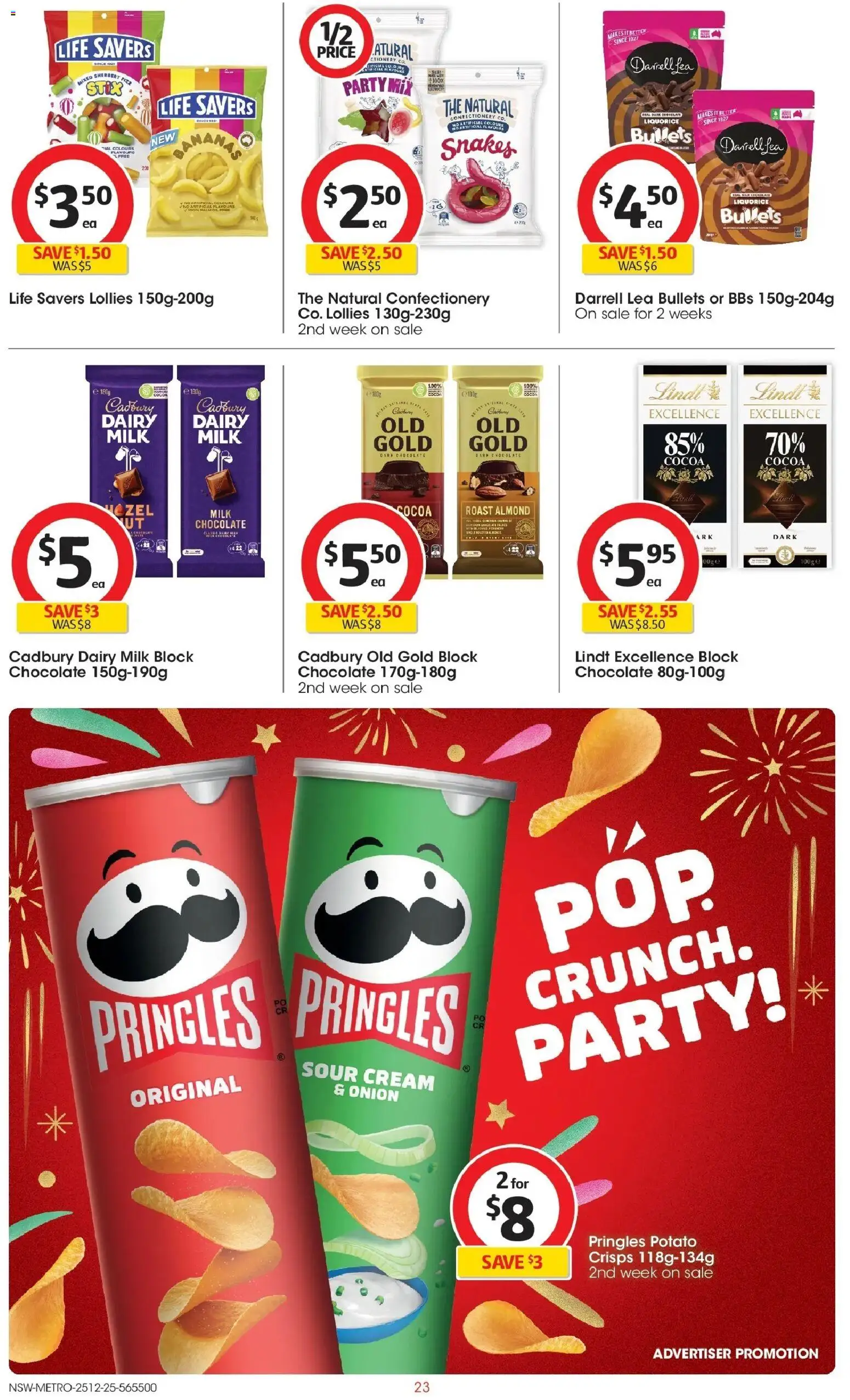 Coles catalogue - valid from 25.12.2025 | Page: 23 | Products: Milk, Chocolate, Bananas, Cream