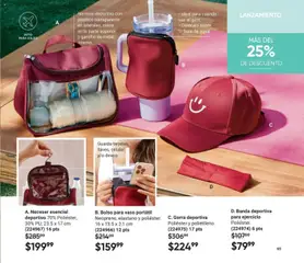 Vista previa de AVON Casa & Estilo 1 2026, nuevo folleto de la tienda, válido en México a partir del 20.12.2025 | Página: 67 | Productos: Gorra, Bolso, Neceser, Sobre