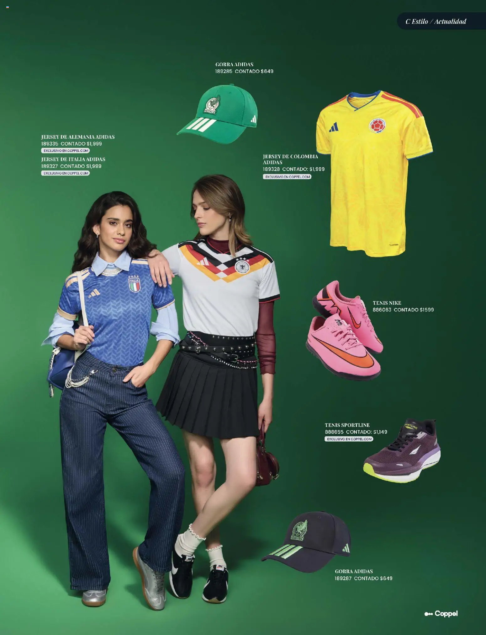 Nuevas ofertas de Coppel válidas en toda la República Mexicana desde el 01.03.2026. ¡Encuentra las mejores ofertas en Coppel catálogo ! | Página: 61 | Productos: Tenis, Gorra